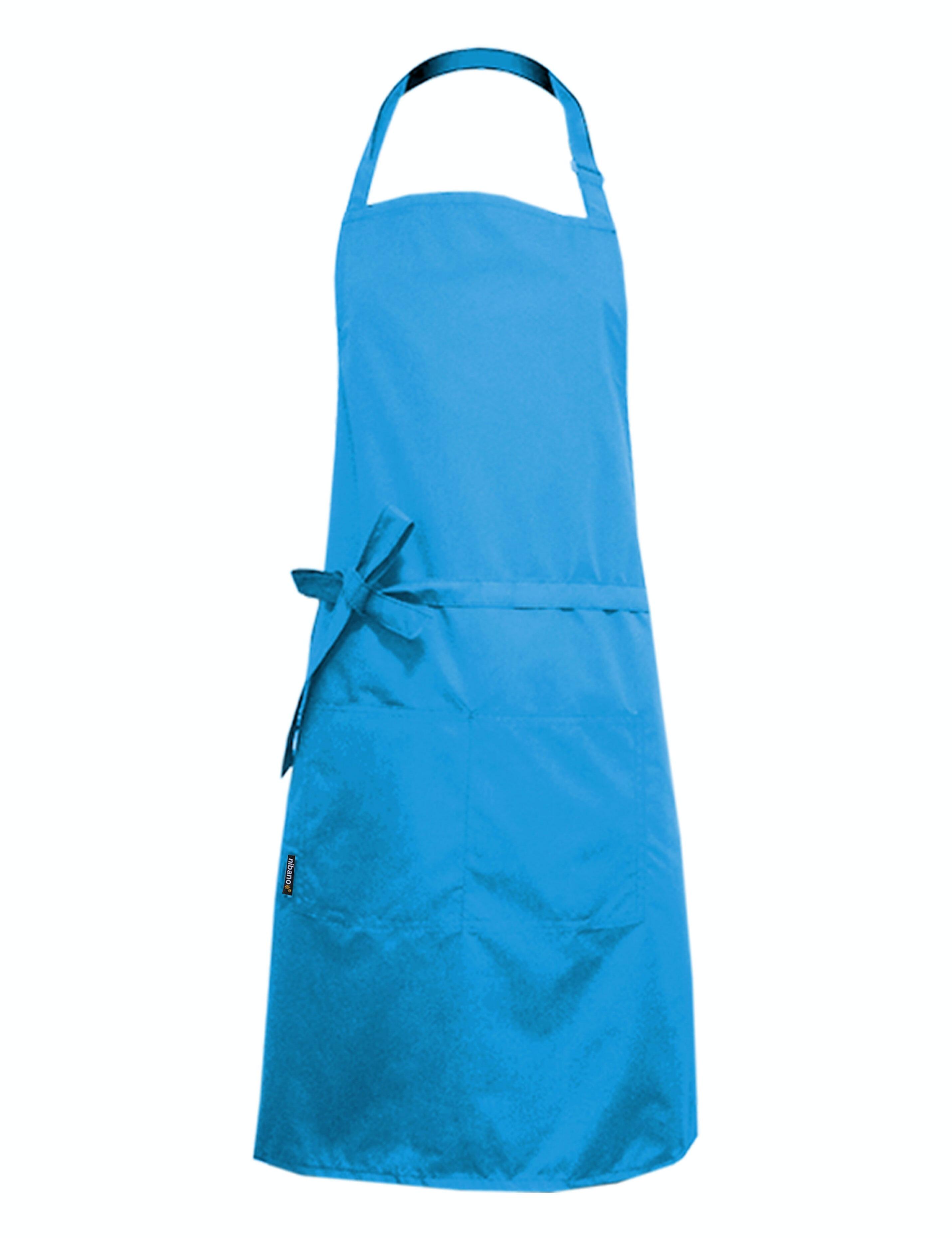 Nibano waterproof hair and beauty salon apron turquoise
