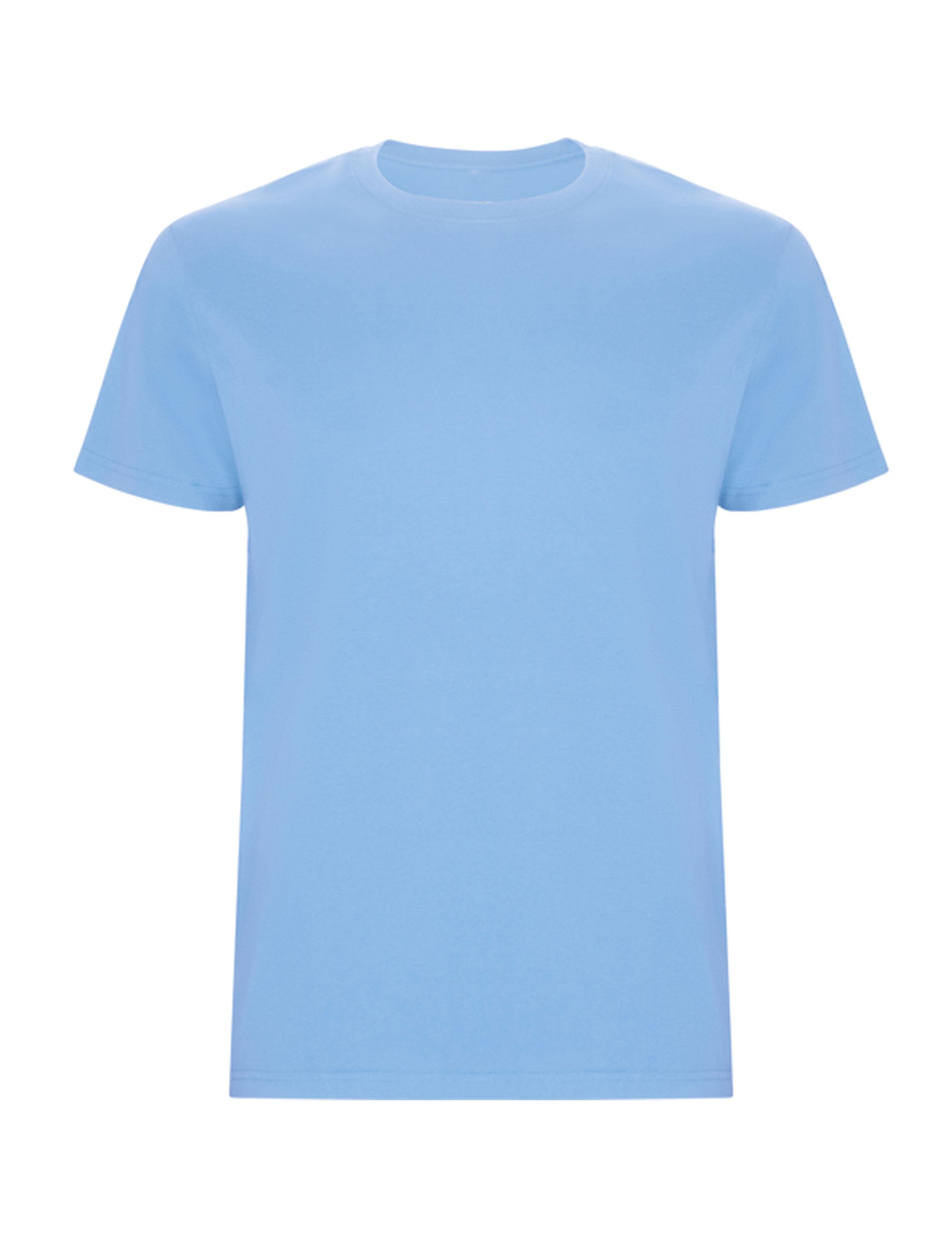 Men's Heavyweight Short Sleeve Light Blue T-shirt
