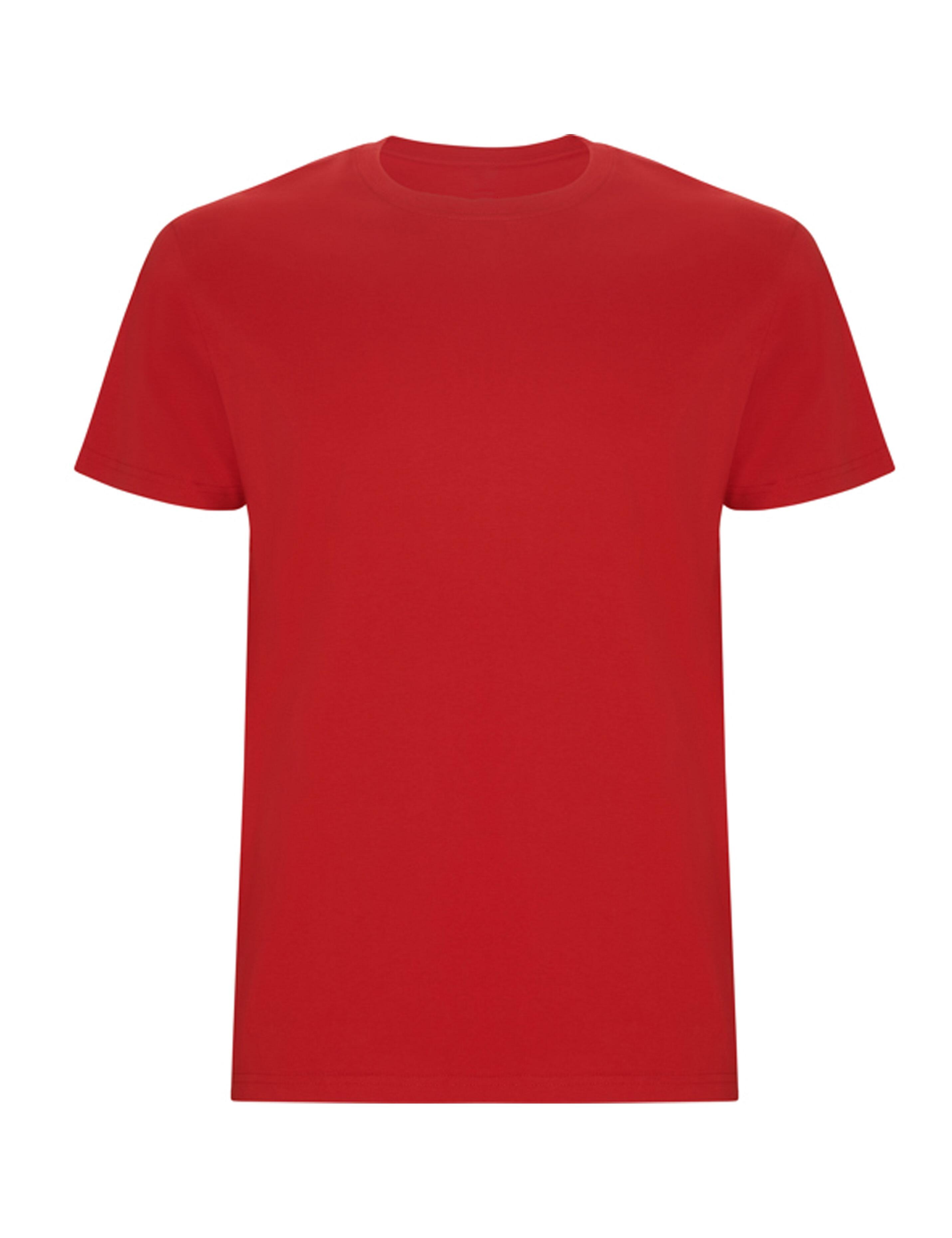 Men's Heavyweight Short Sleeve Red T-shirt