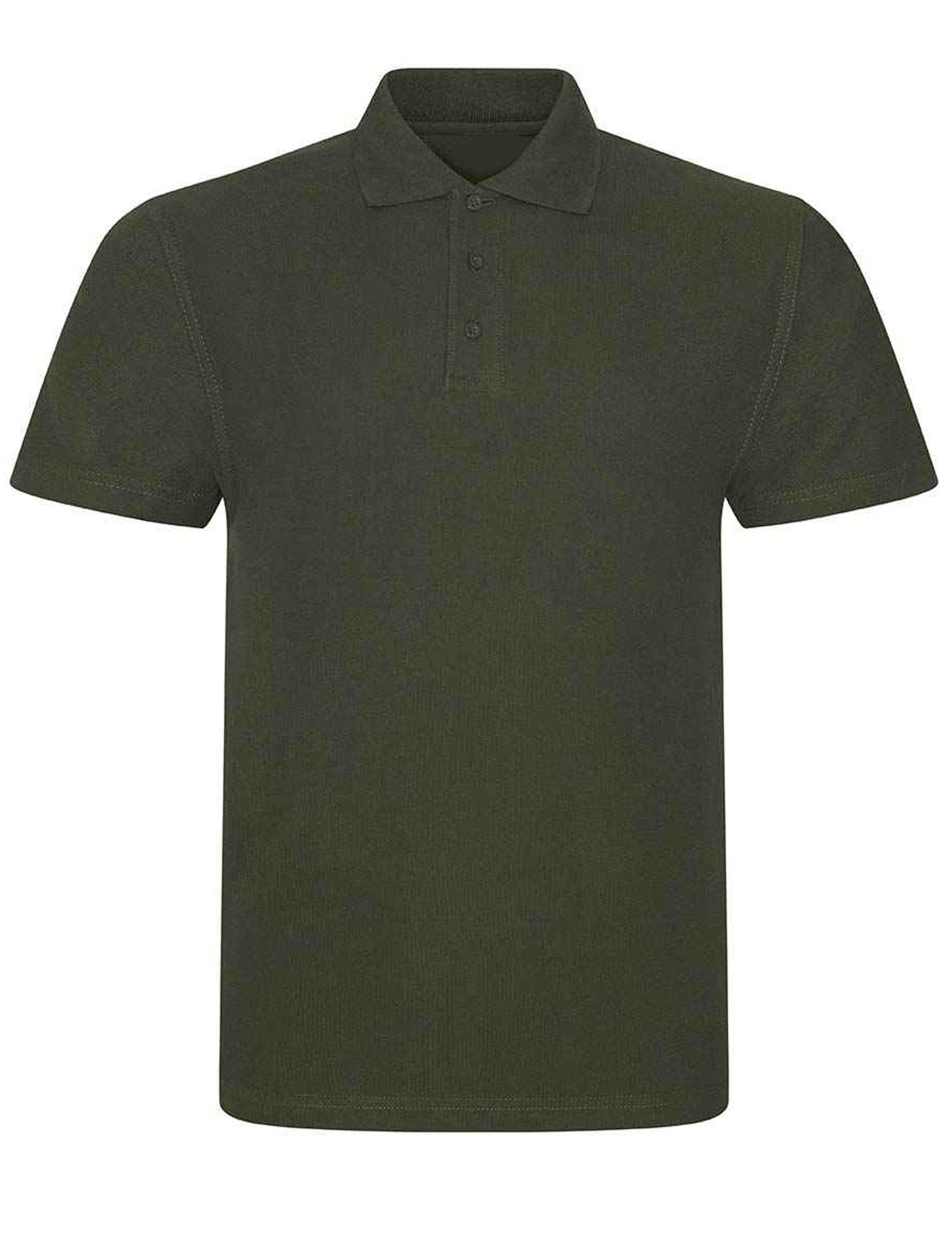 Classic Olive polo shirt short sleeve polycotton smart casual look