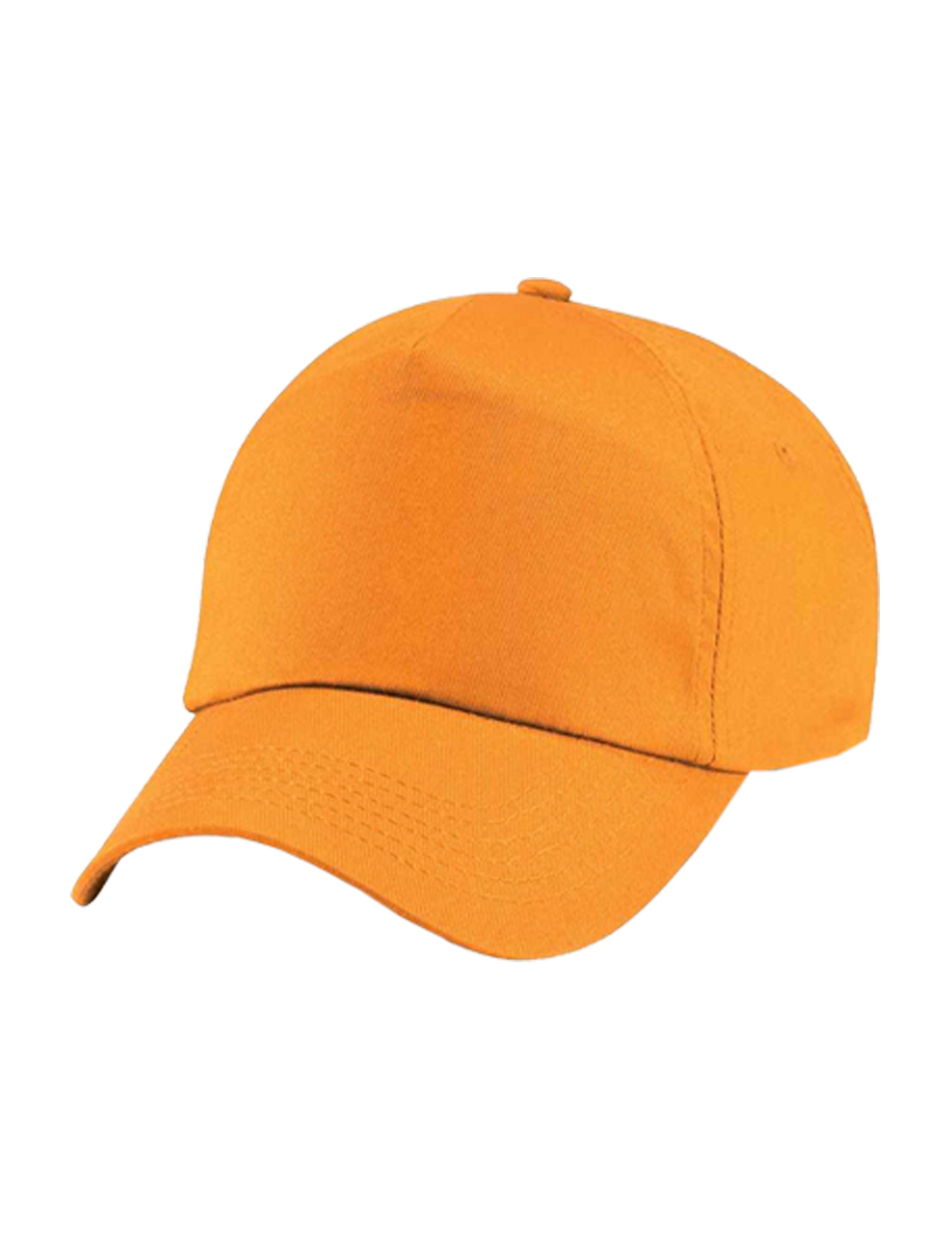 Premium Orange  baseball cap plain printed or embroidered