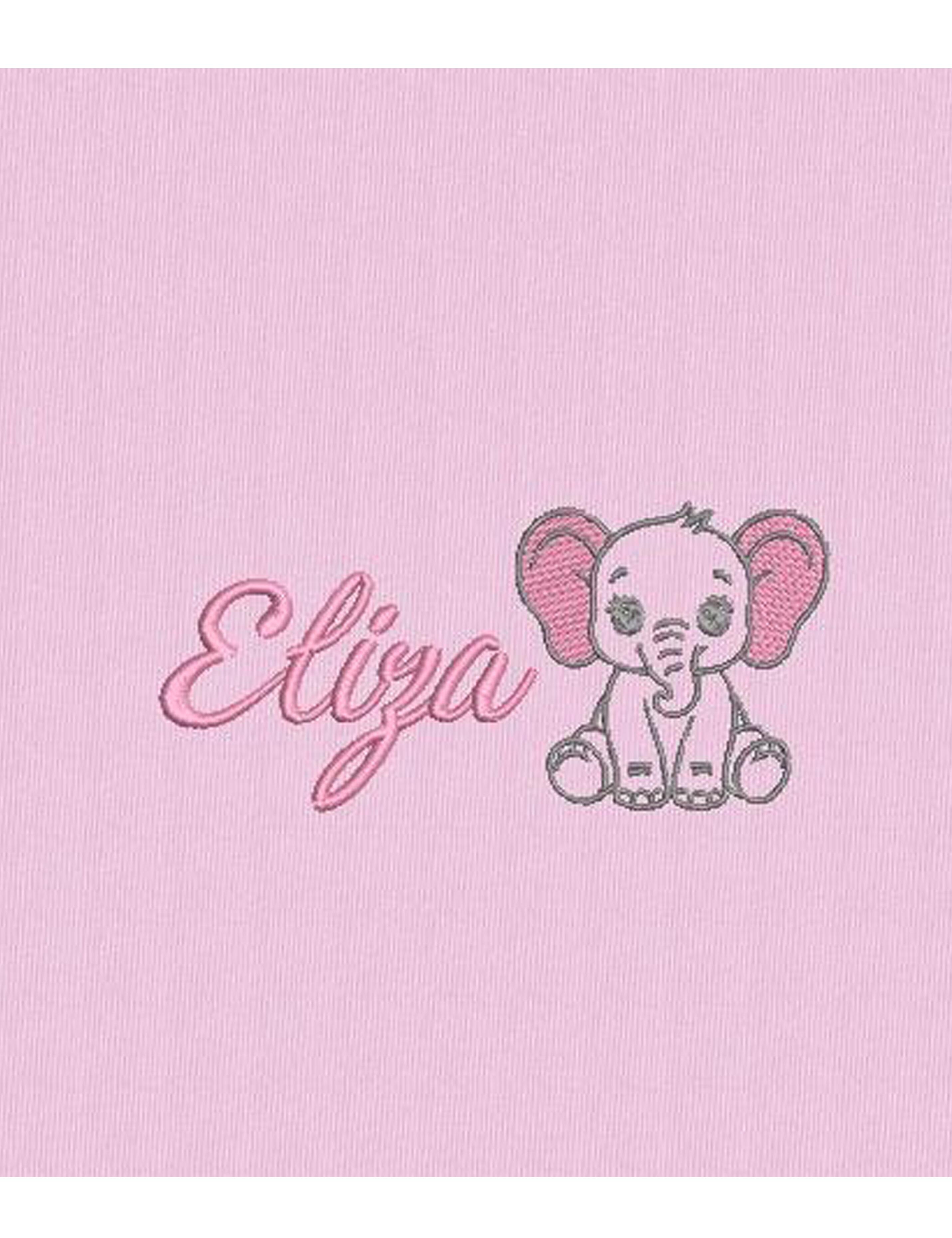 Custom Pink Bunny Baby Comforter