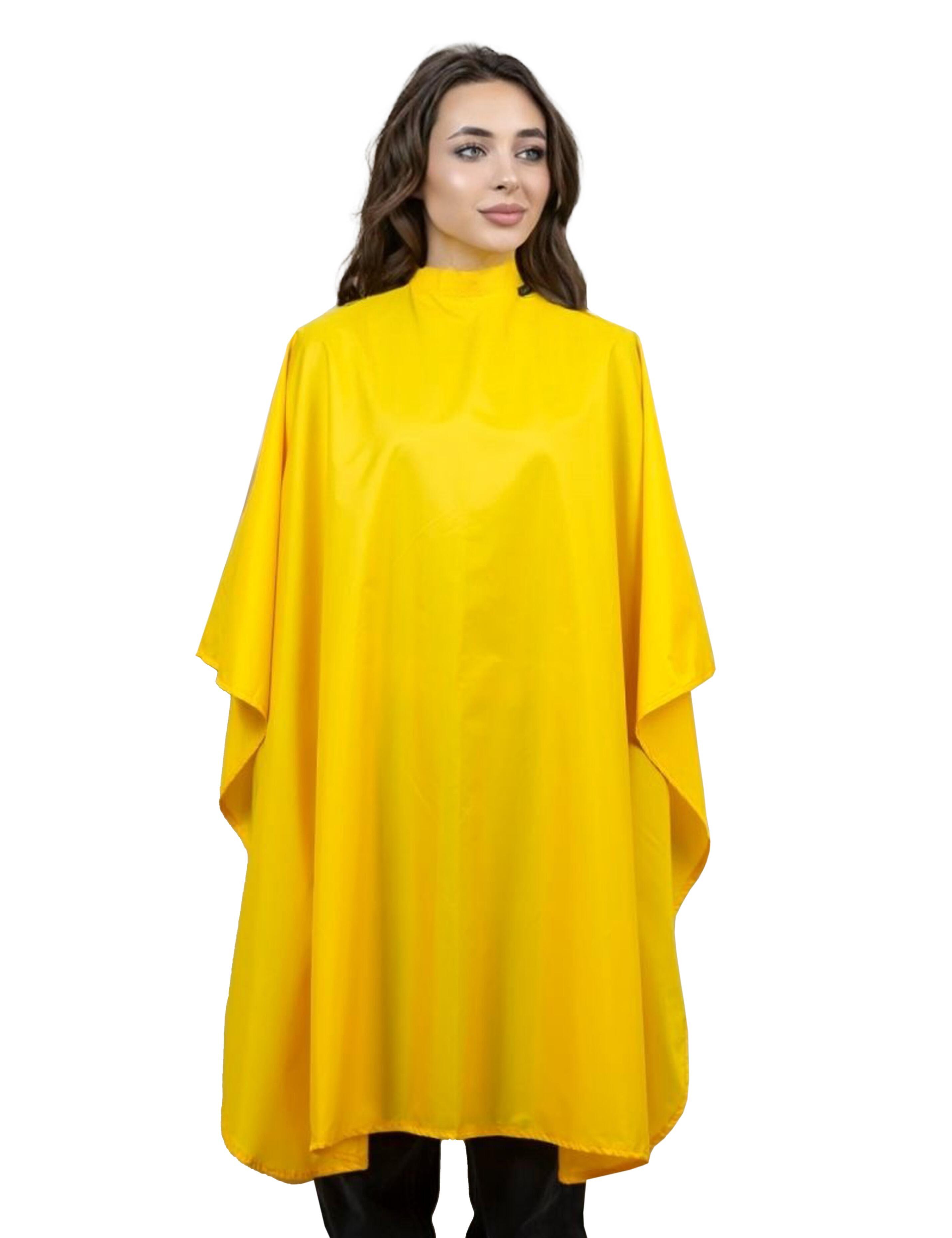 Professional hairdressing gown yellow