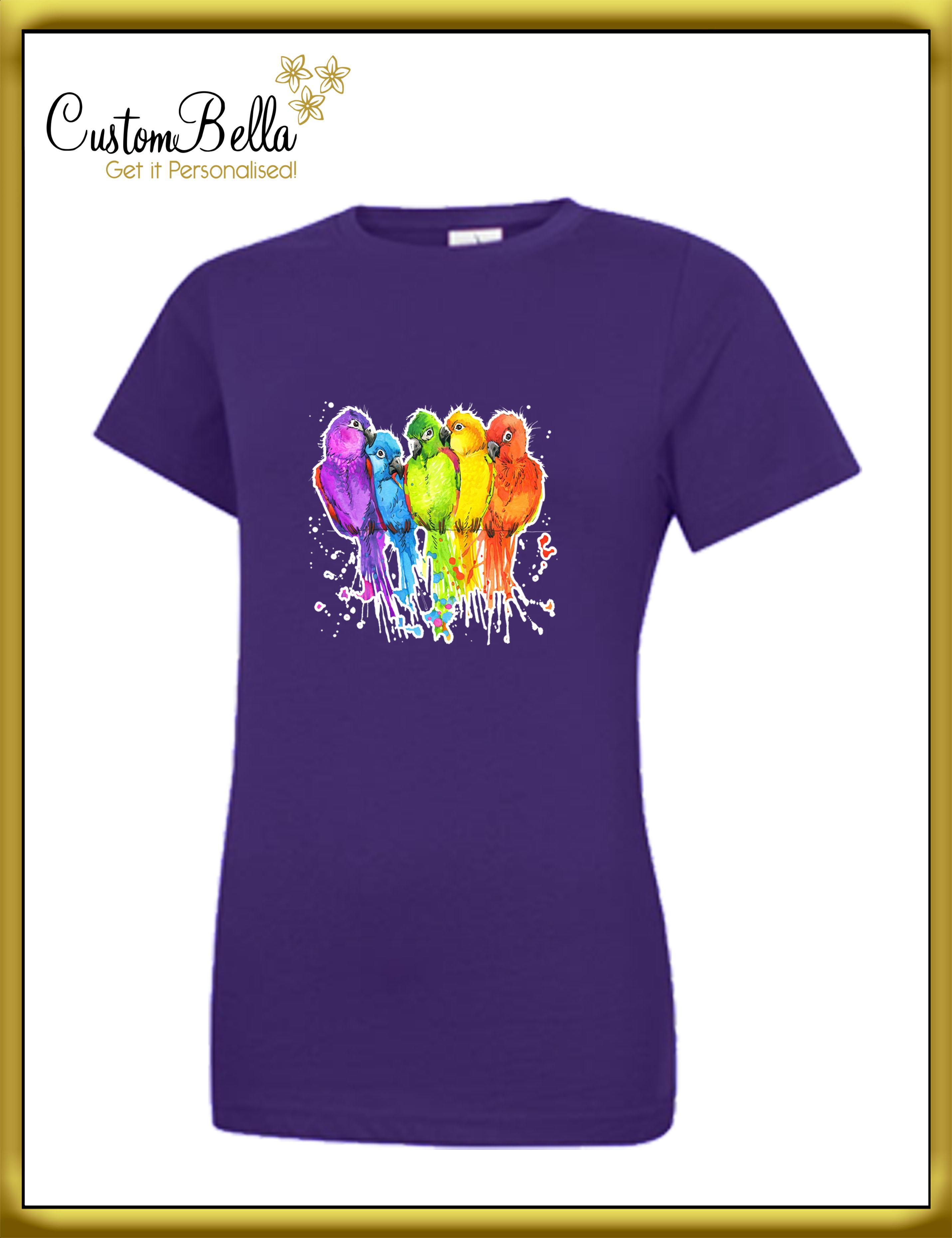 Full Colour Printed Women's T-shirt purple