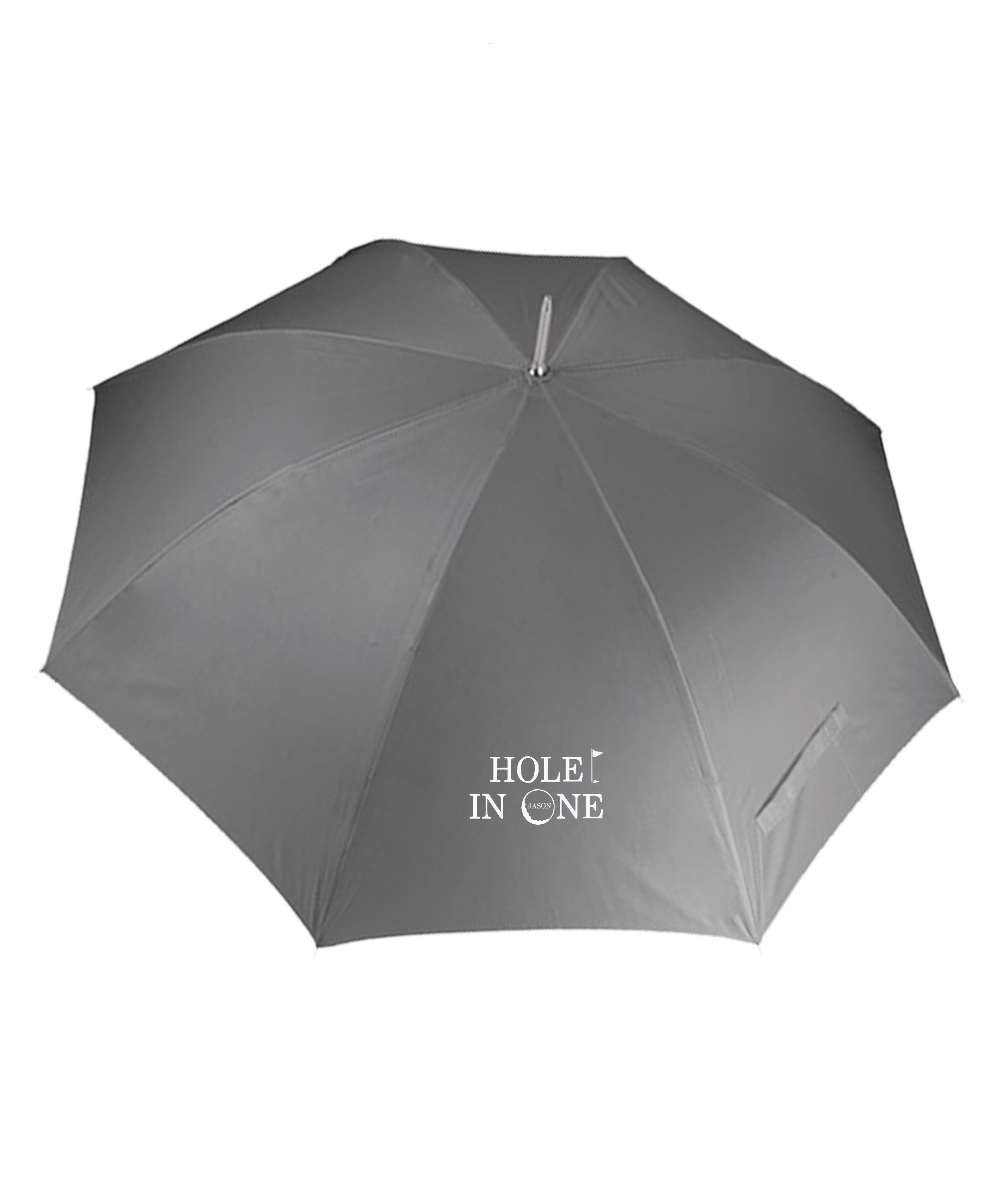 Hole in 1 Design X-Large Golf Umbrella Dark Grey
