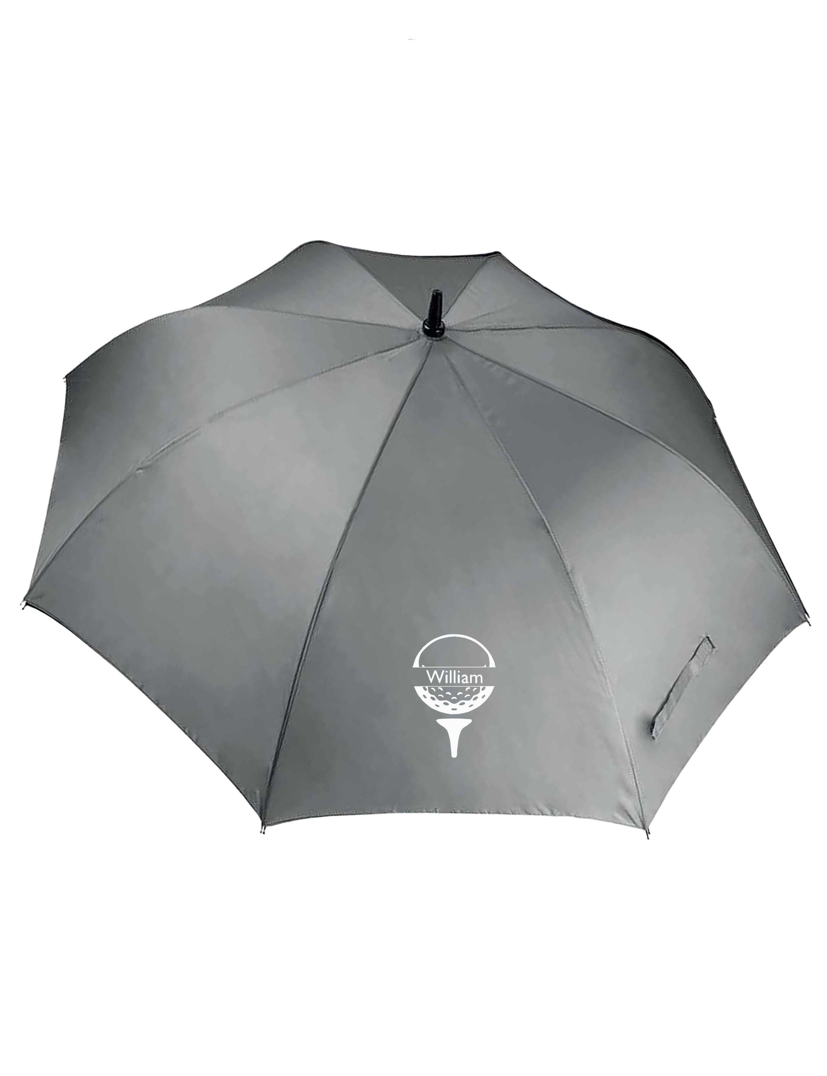 Golf Ball Design XX-Large Golf Umbrella Dark Grey