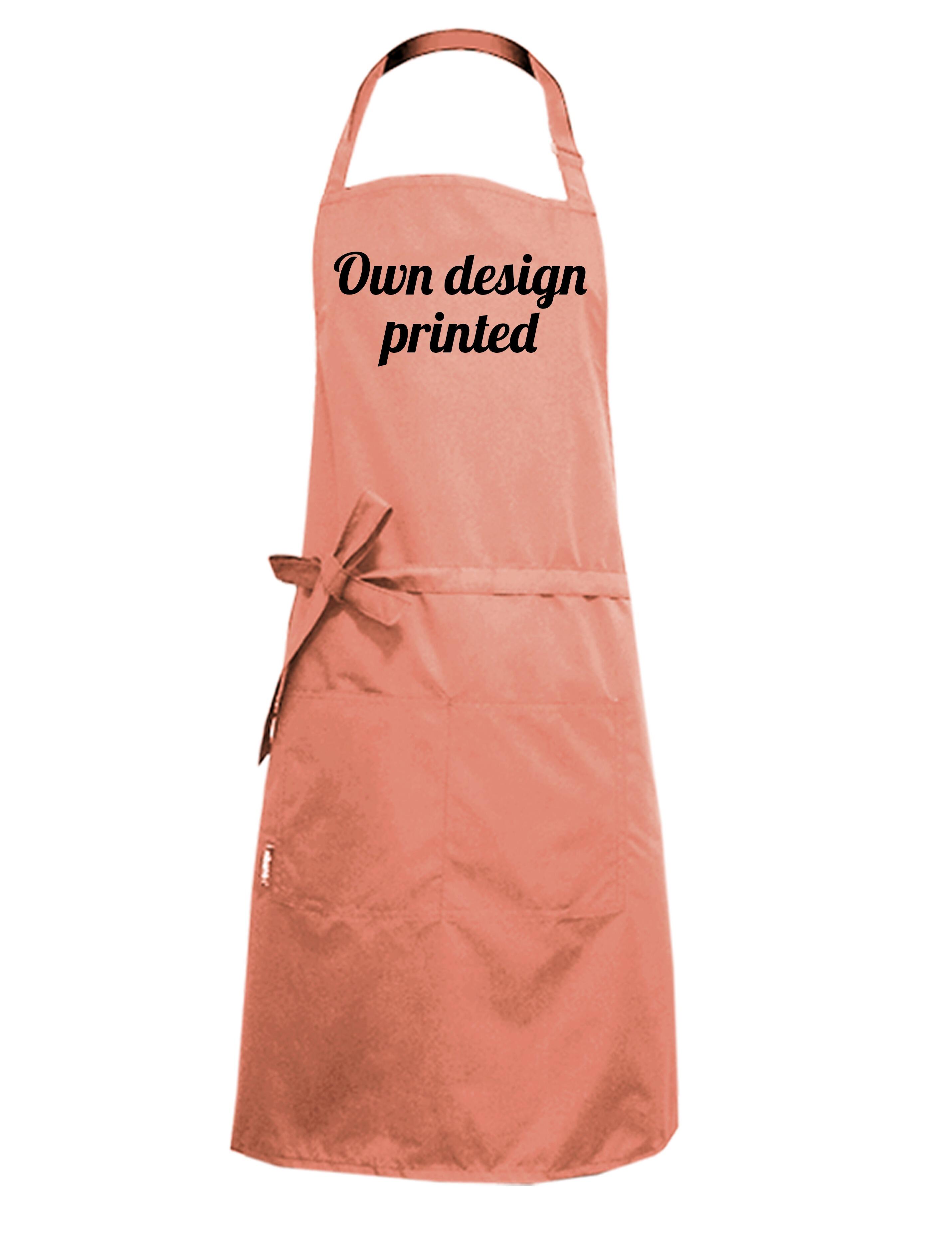 Personalised Waterproof Hairdressing Apron Powder with print