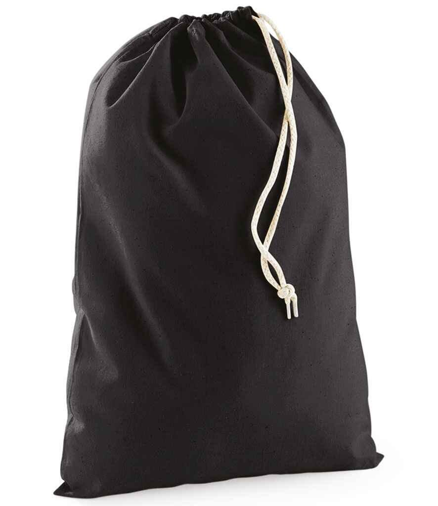 Personalised Embroidered Stuff Bag Black with logo