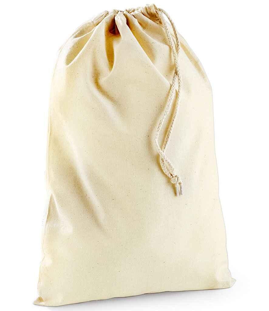 Personalised Embroidered Storage Bag natural with logo