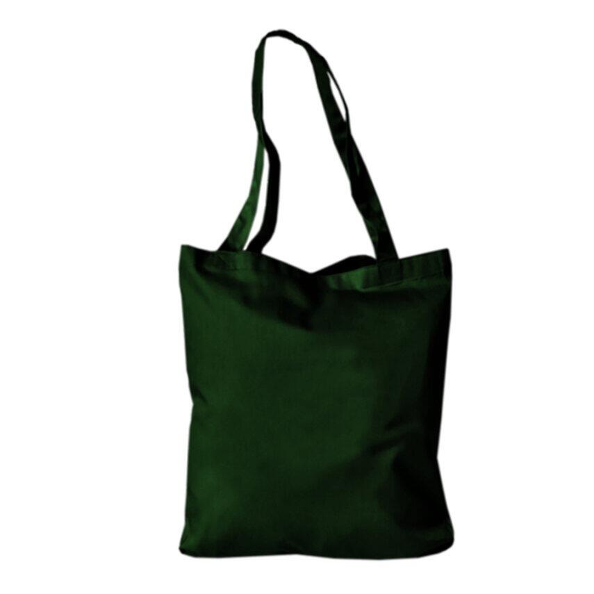 Reusable bottle green shopping bag