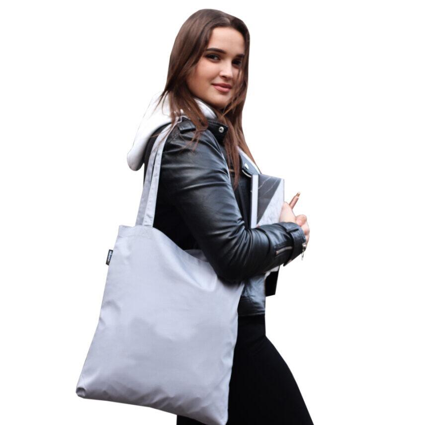 Classic Polycotton Tote Bag Light Grey