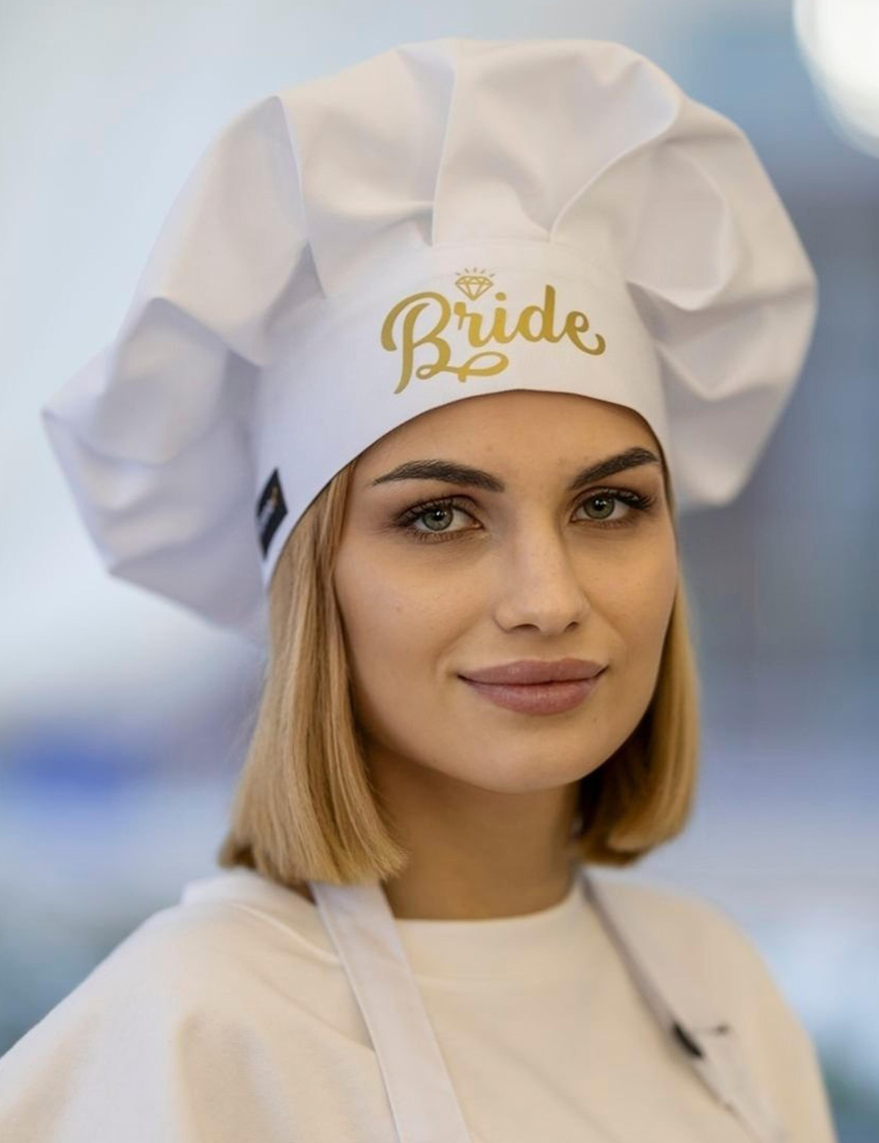 Custom Brides chef hat