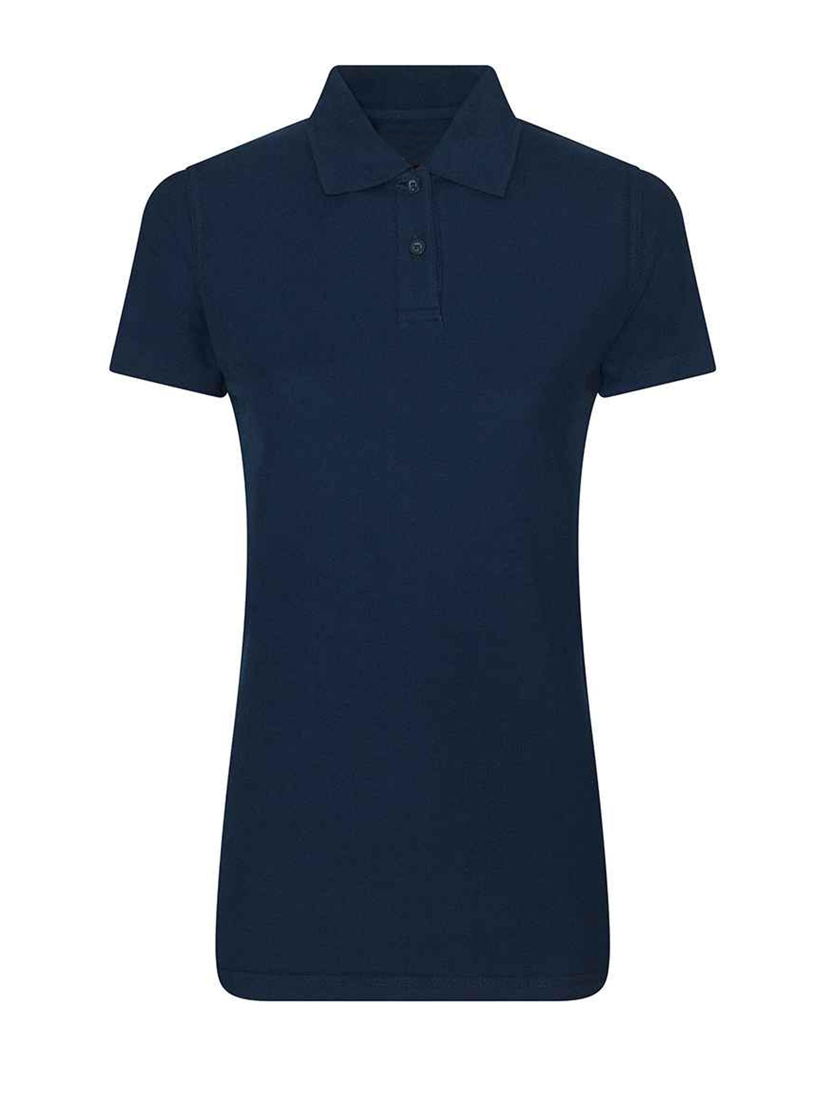 Personalised Women's Short Sleeve Polo Shirt Navy