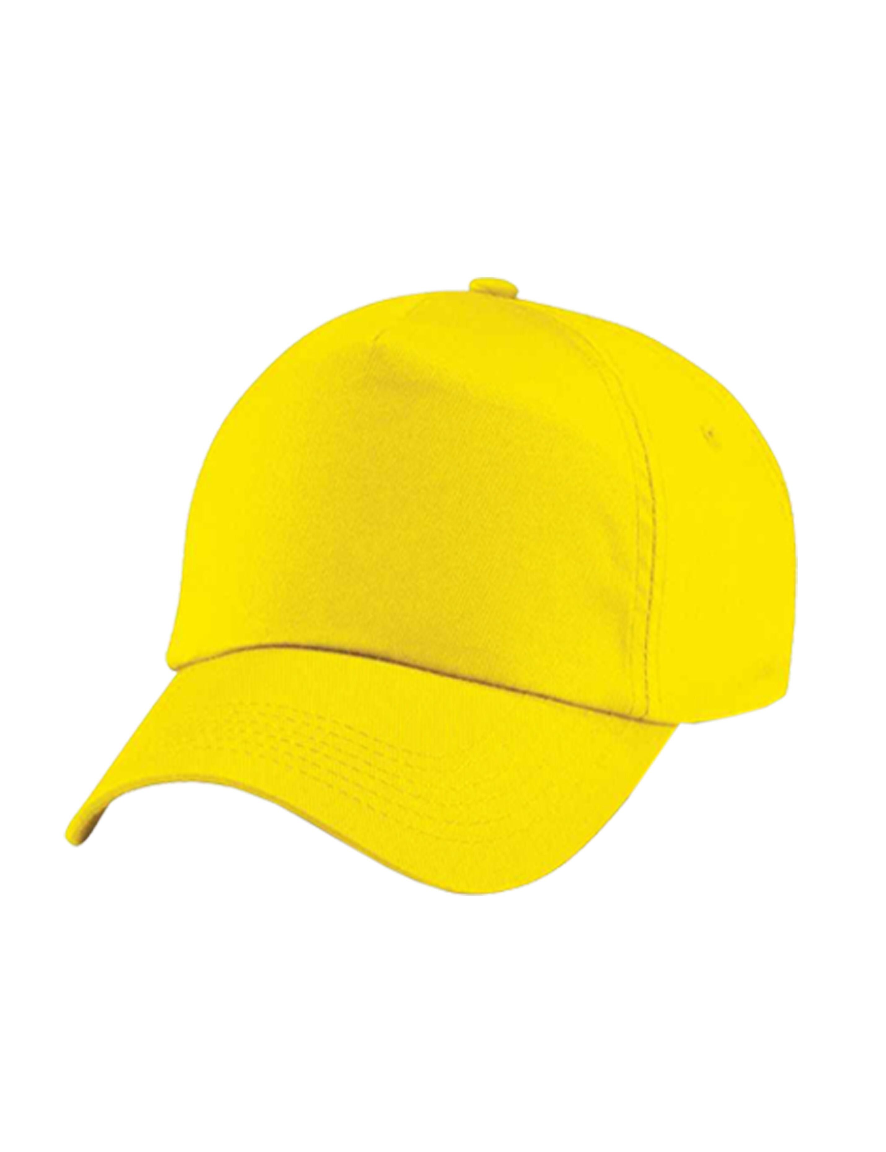 Stylish Yellow baseball cap durable and comfortable fit
