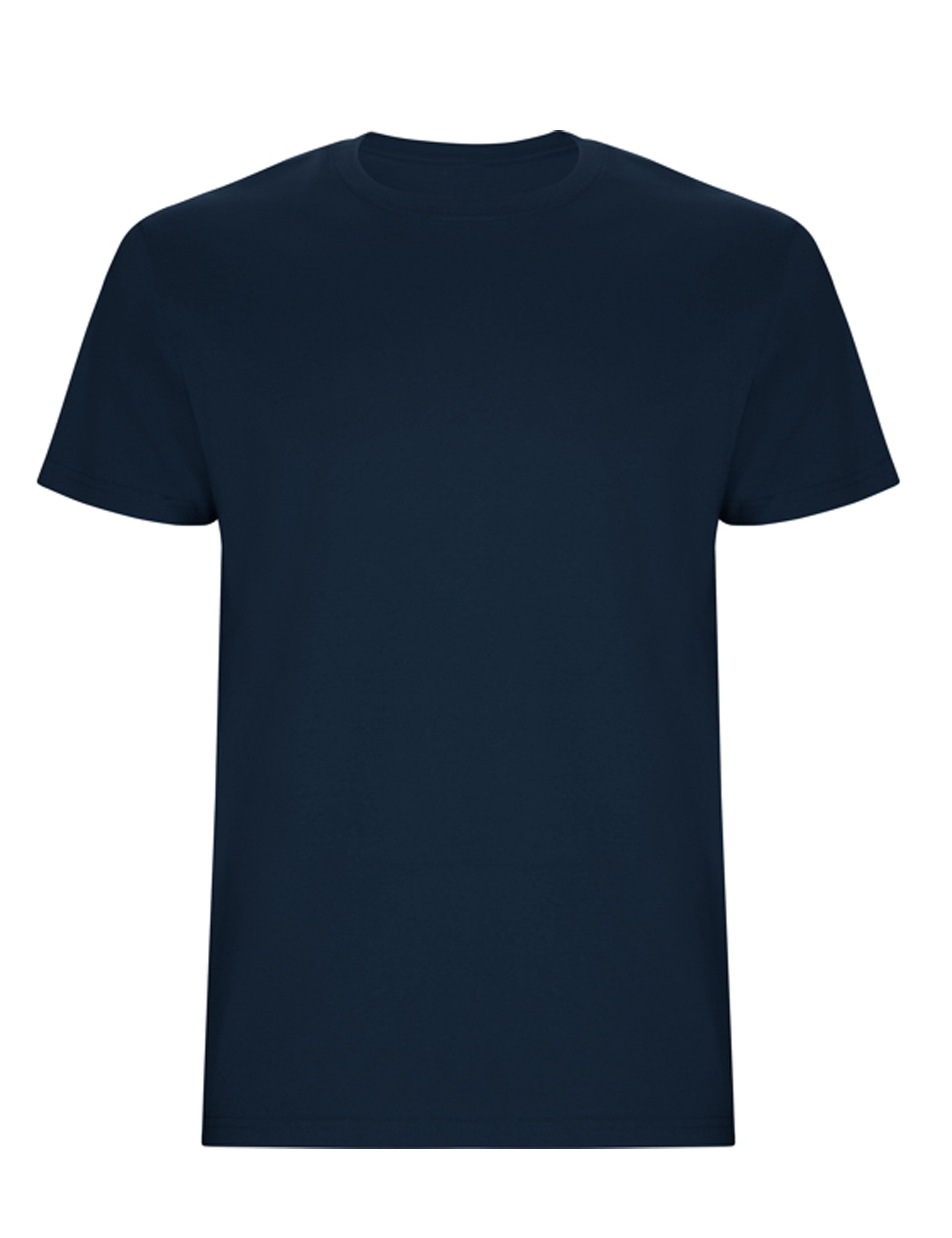 Navy heavyweight kids t-shirt durable cotton plain or custom print