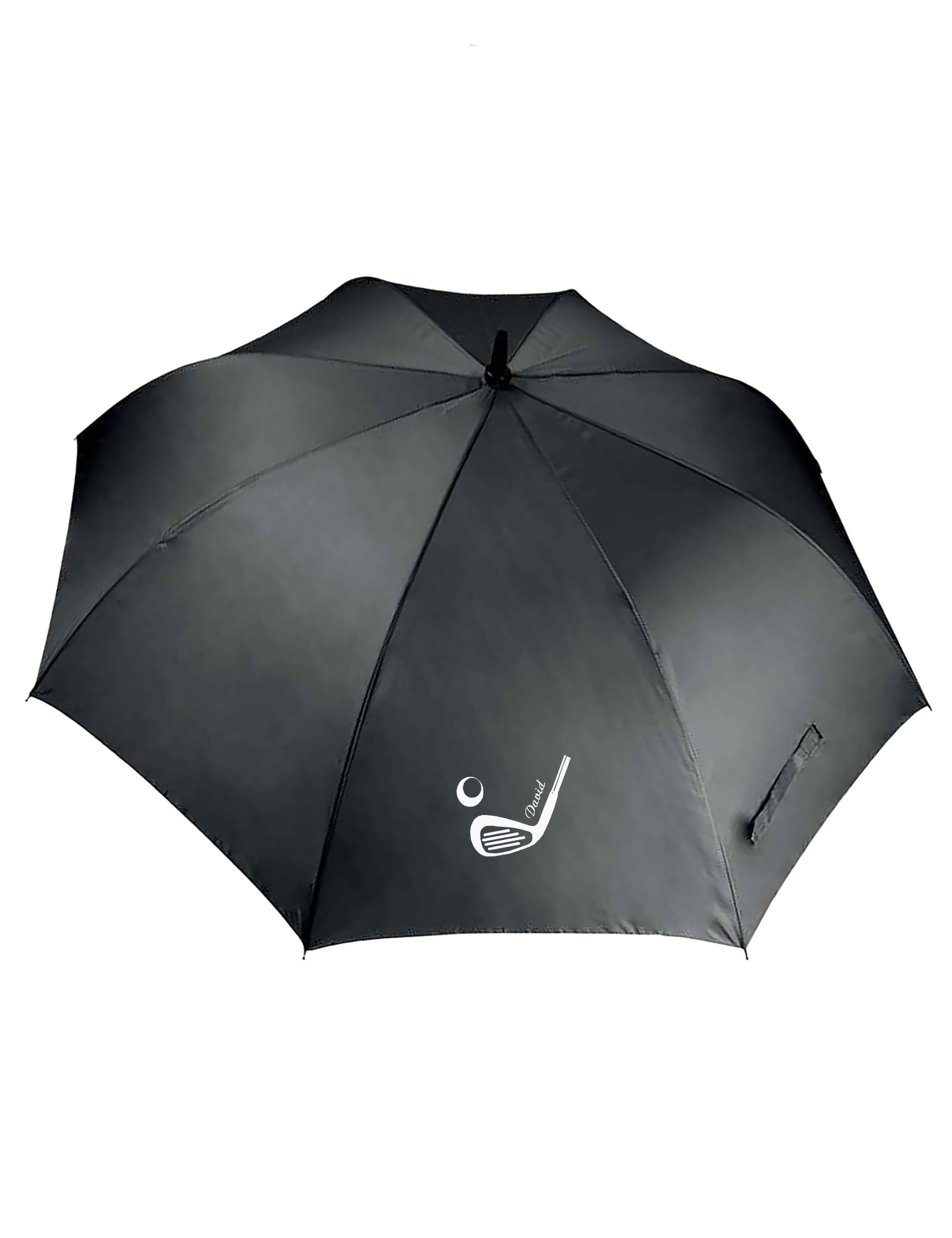 Golf Club Design XX-Large Golf Umbrella Black