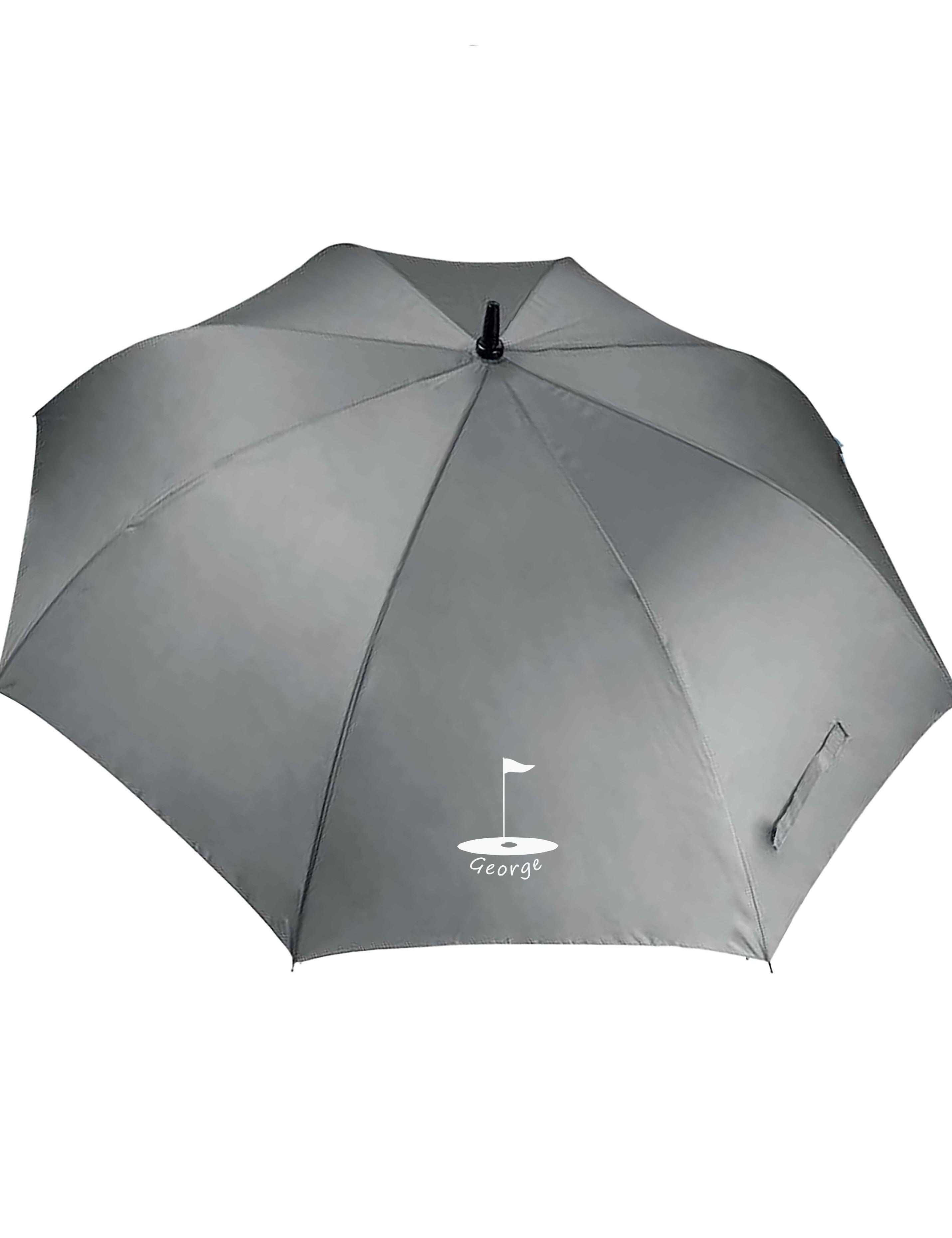 Golf Flag Design XX-Large Golf Umbrella Dark Grey