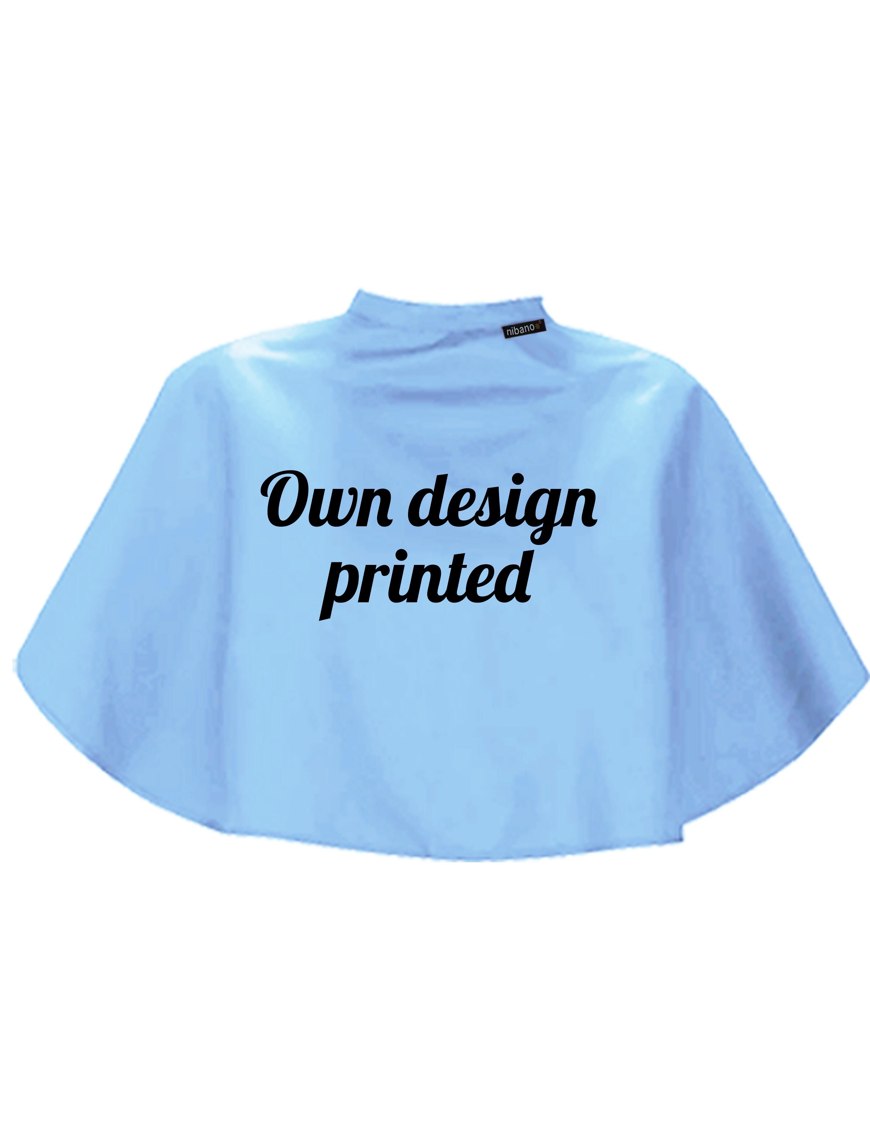 Custom Makeup Cape Light Blue