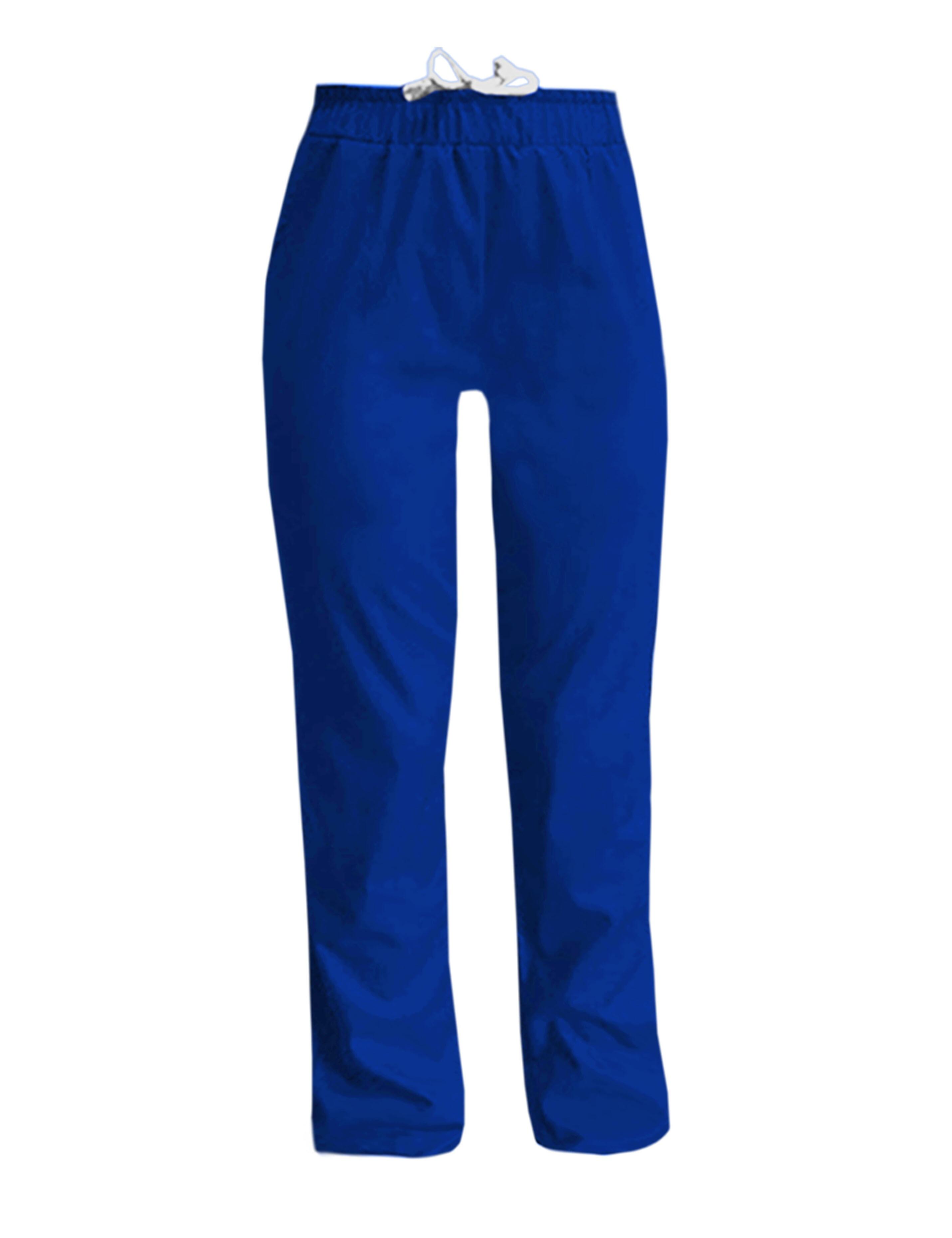 Personalised Women's Beauty Salon Trouser Royal Blue