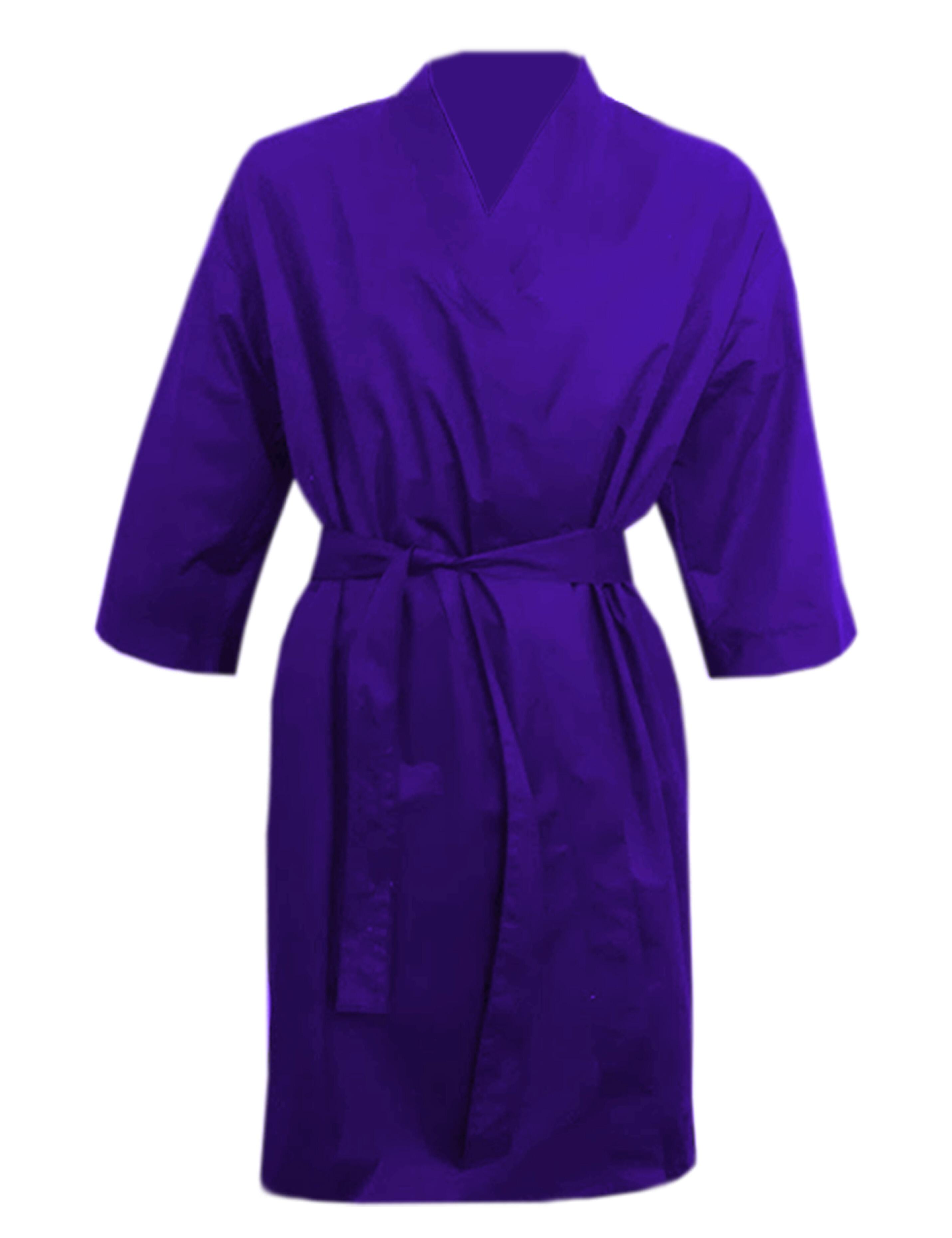Nibano Hairdressing Kimono Gown Purple