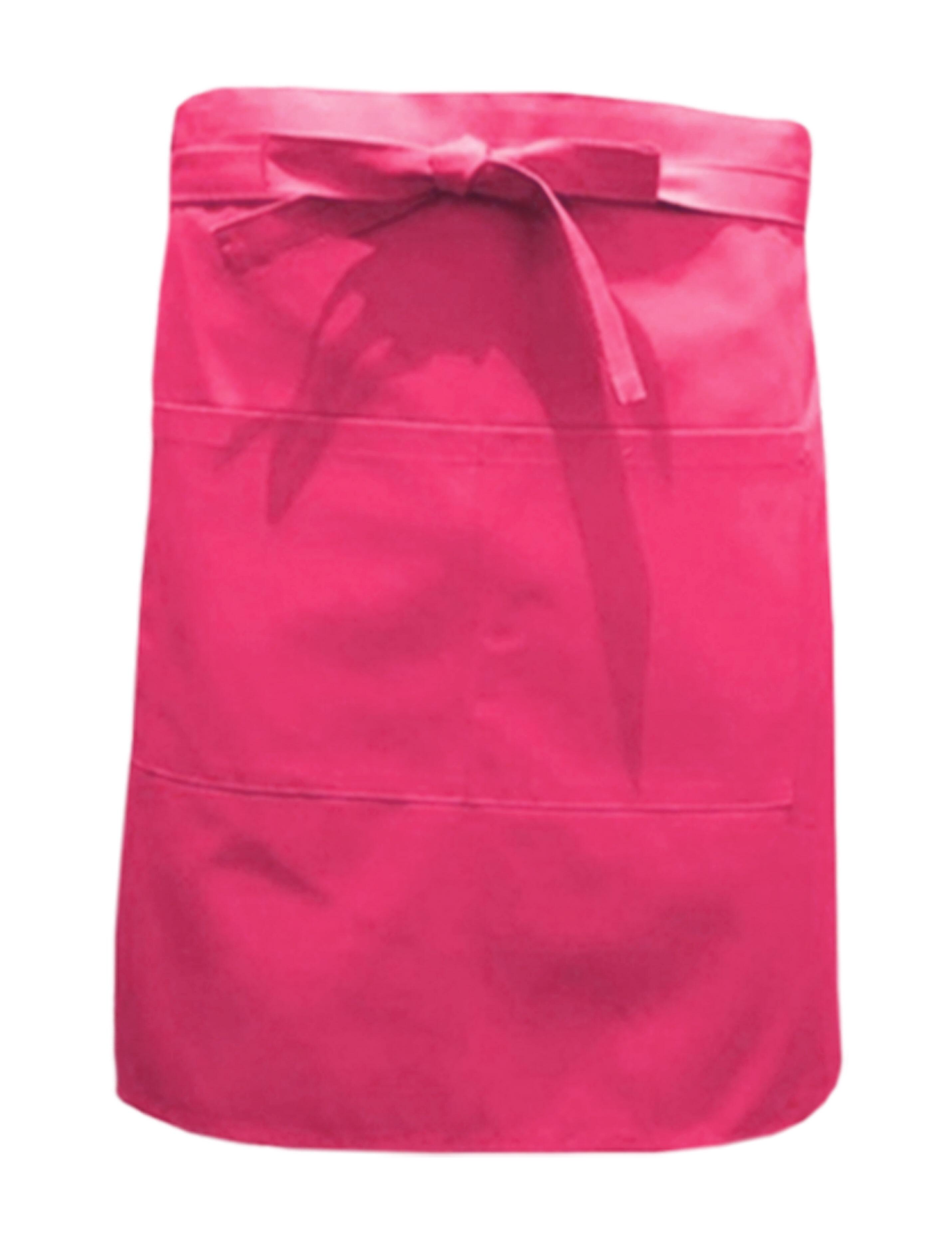 Nibano Mid Length Waist Apron with pockets Coral