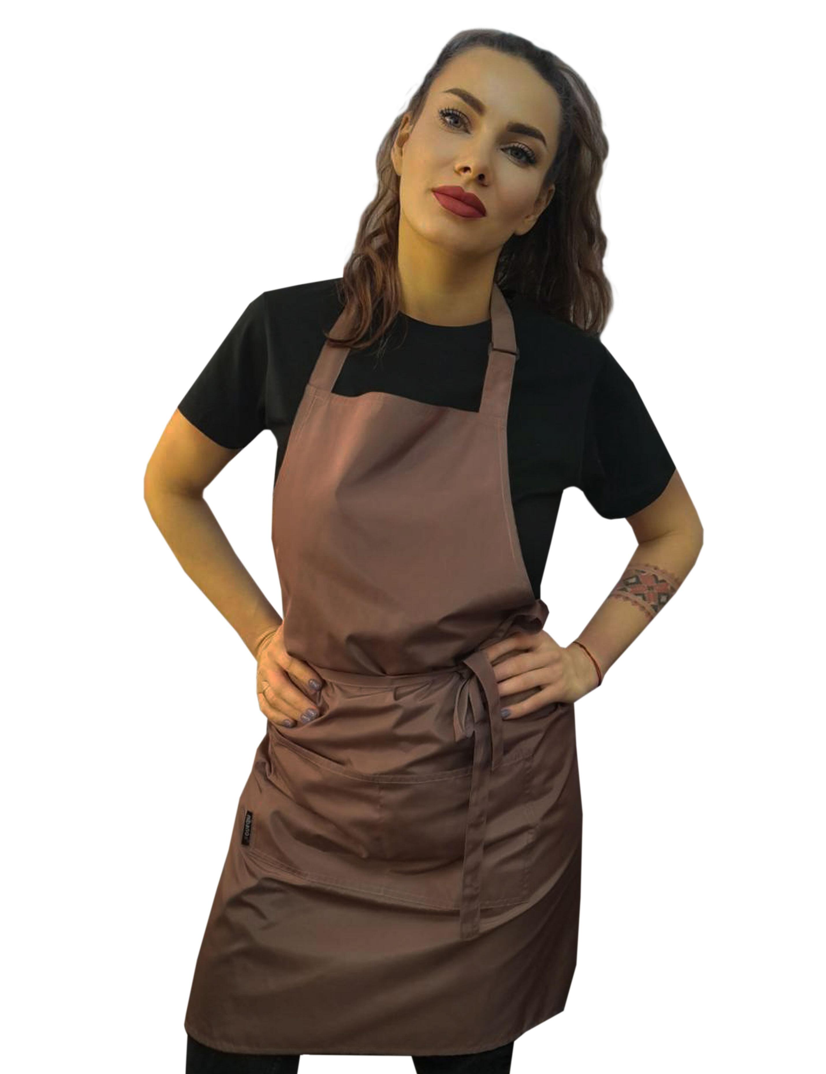 Hairdresser’s waterproof apron coffee