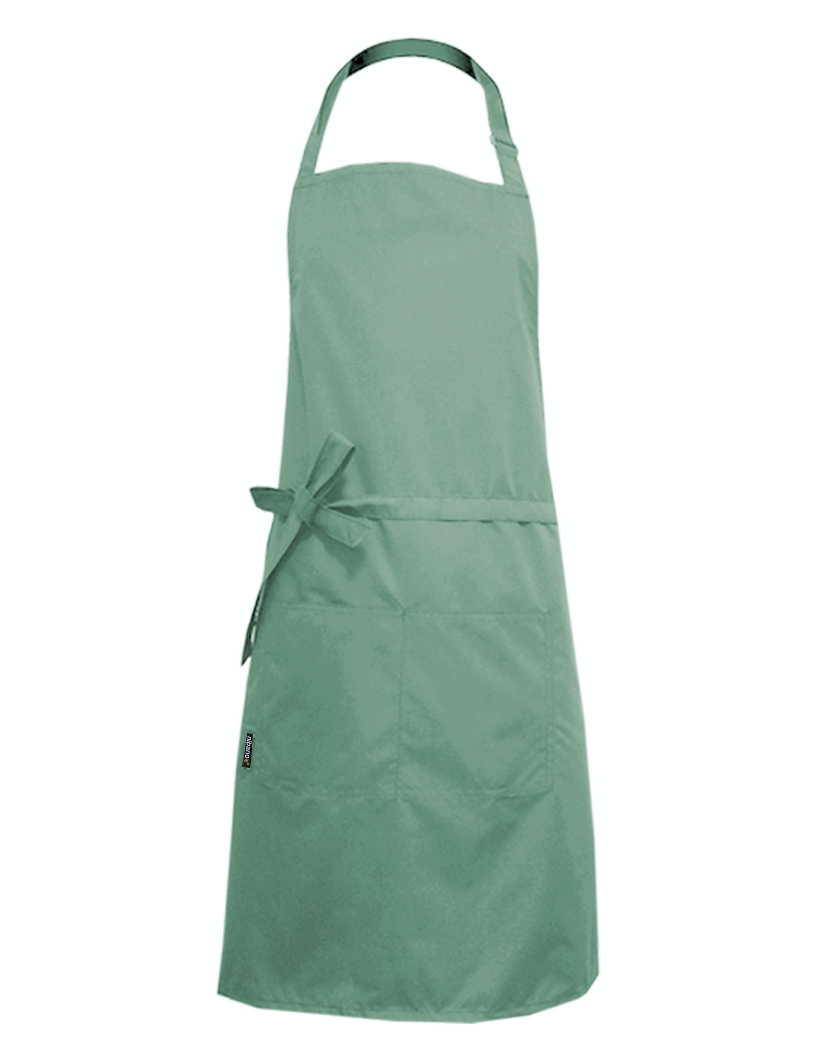 Nibano waterproof hair and beauty salon apron sage