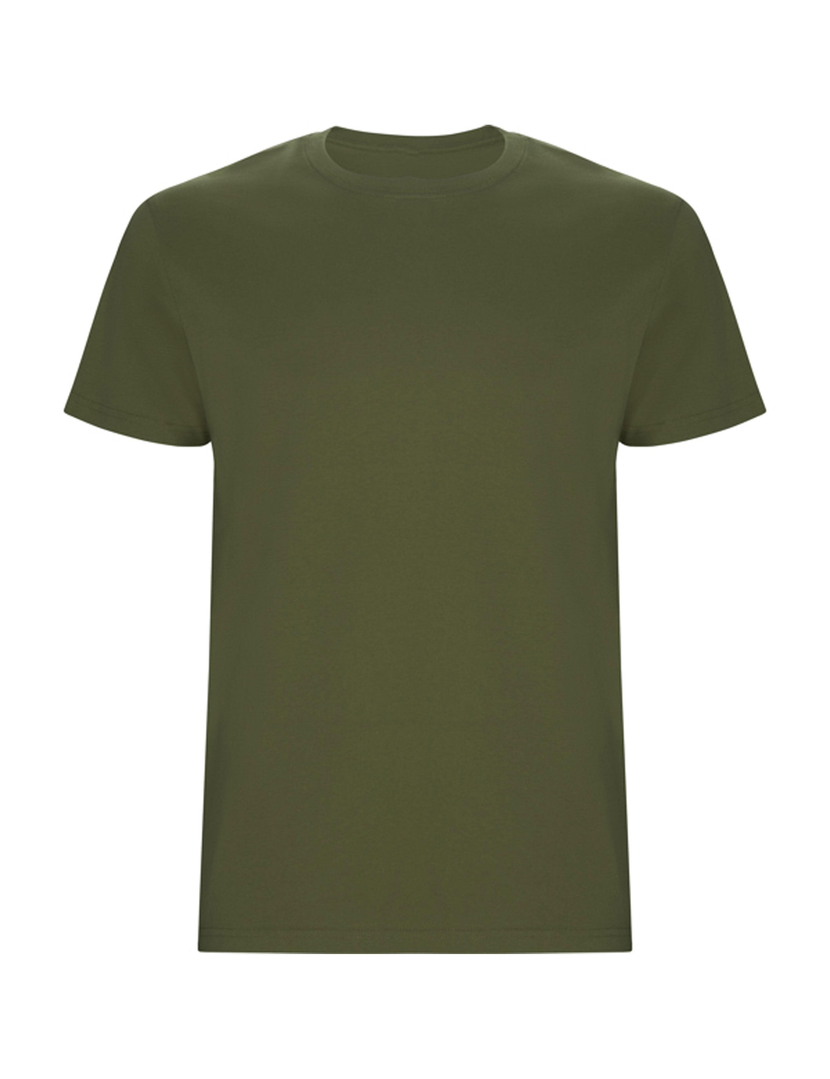 Men's Heavyweight Short Sleeve Military Green T-shirt