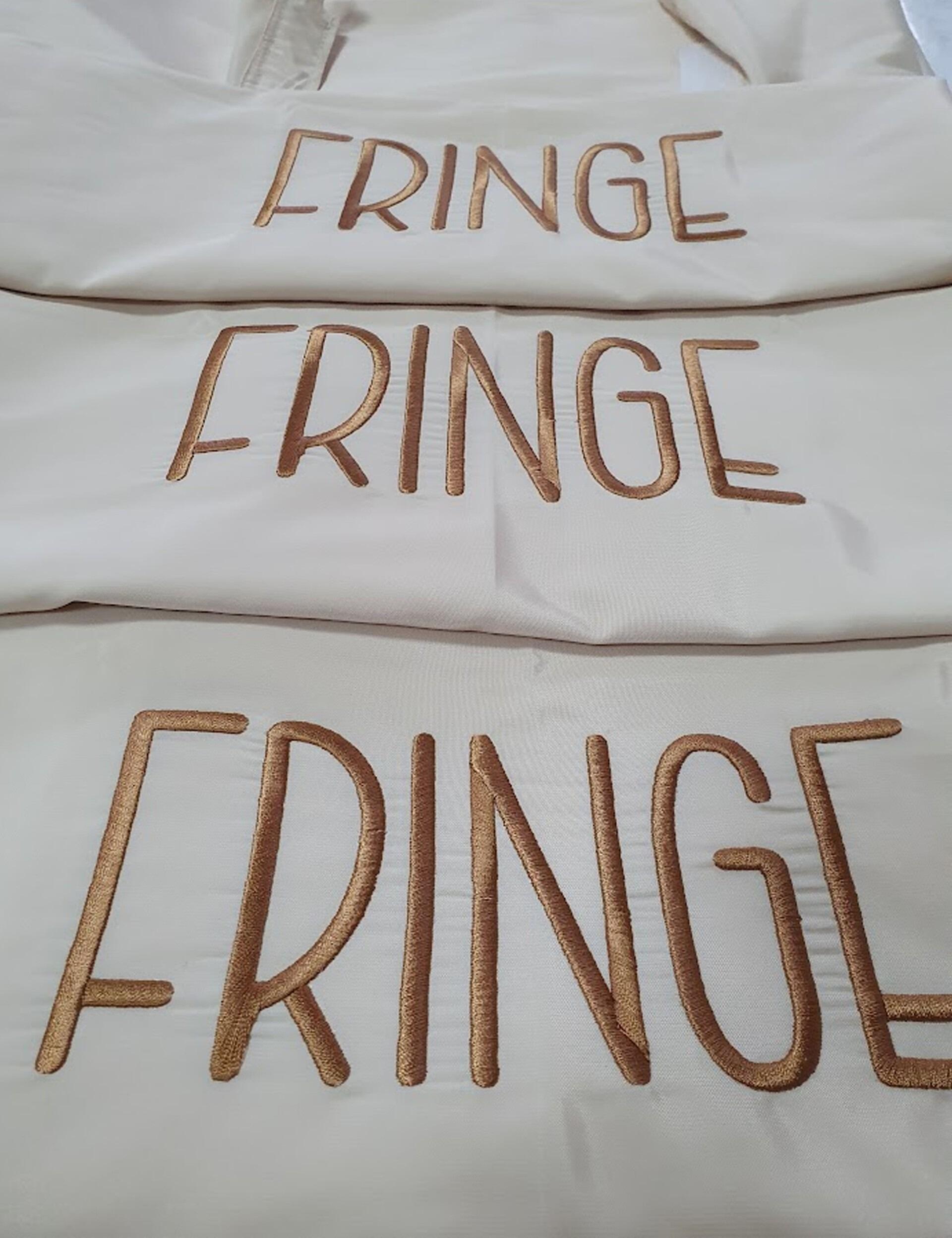 hairdressing capes with front embroidery