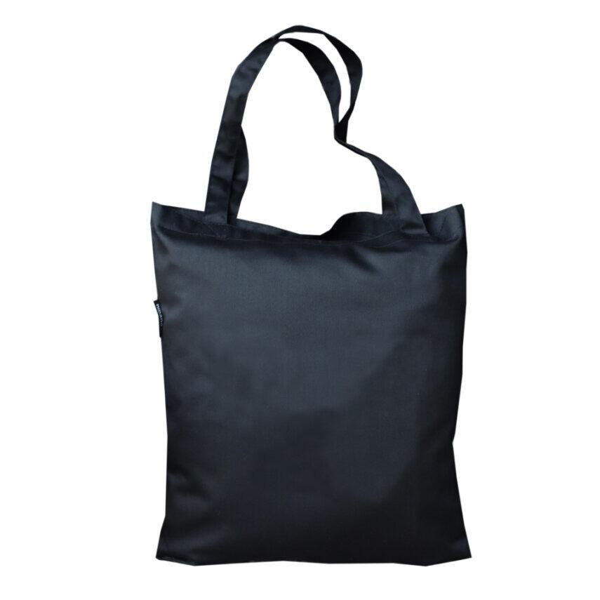 Black Polycotton Tote Bag Plain Printed or Embroidered