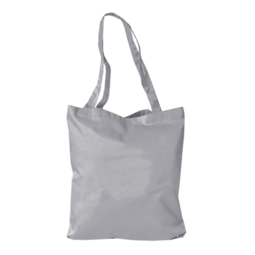 Light grey polycotton tote bag