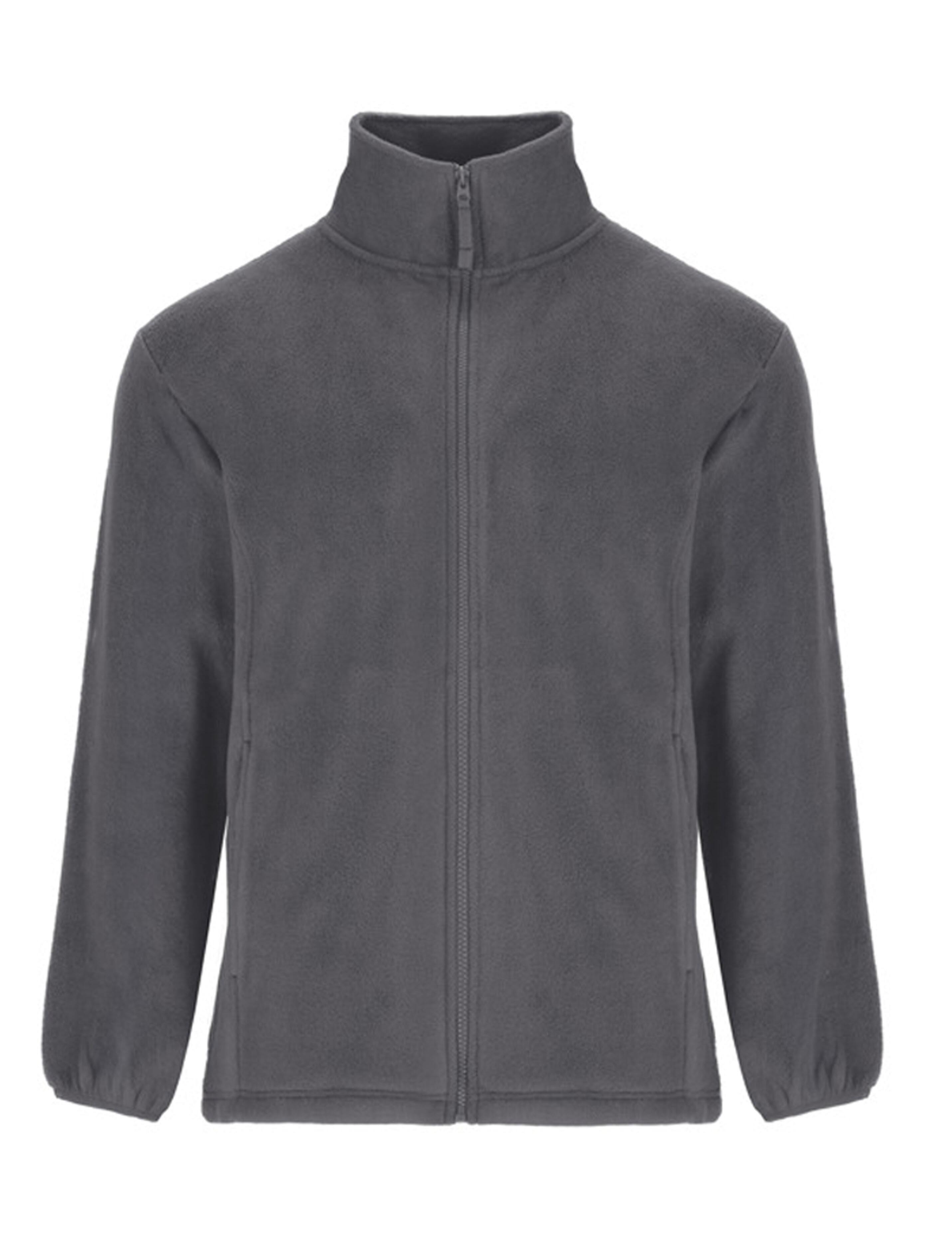 Grey fleece jacket plain or embroidered