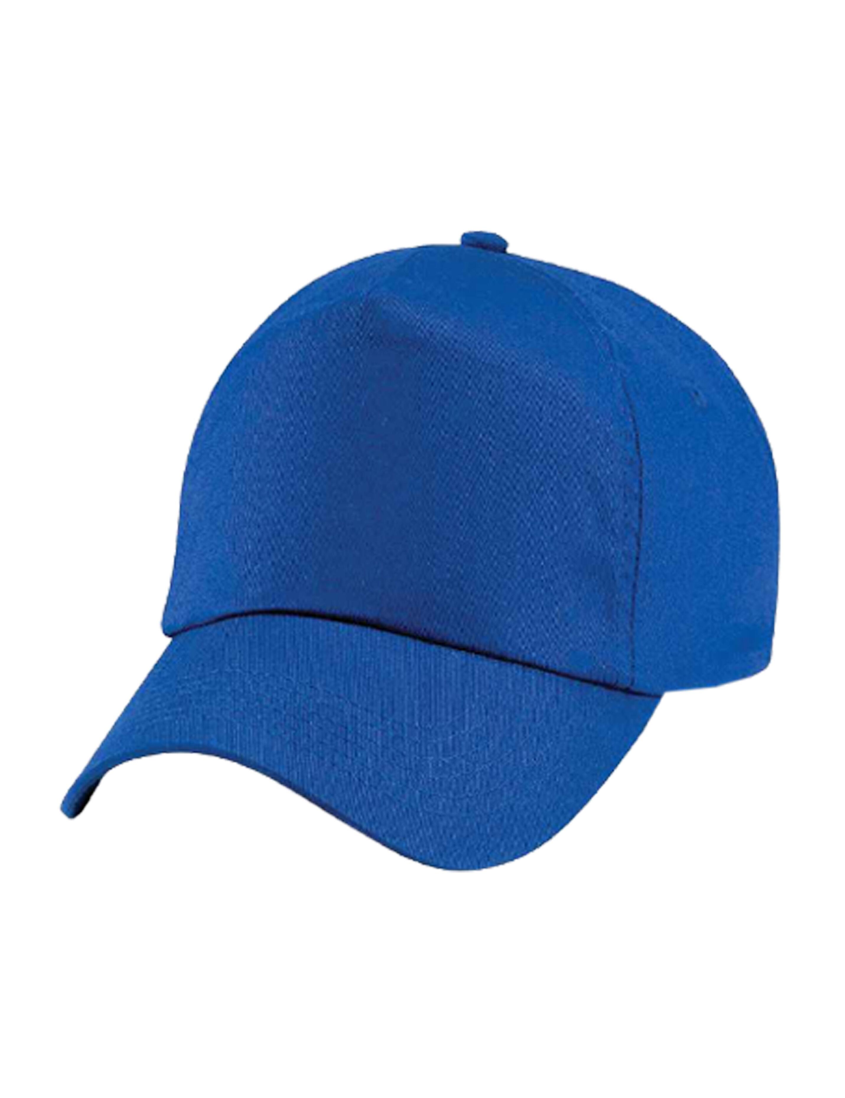 Customisable premium Royal Blue cap for workwear or casual wear