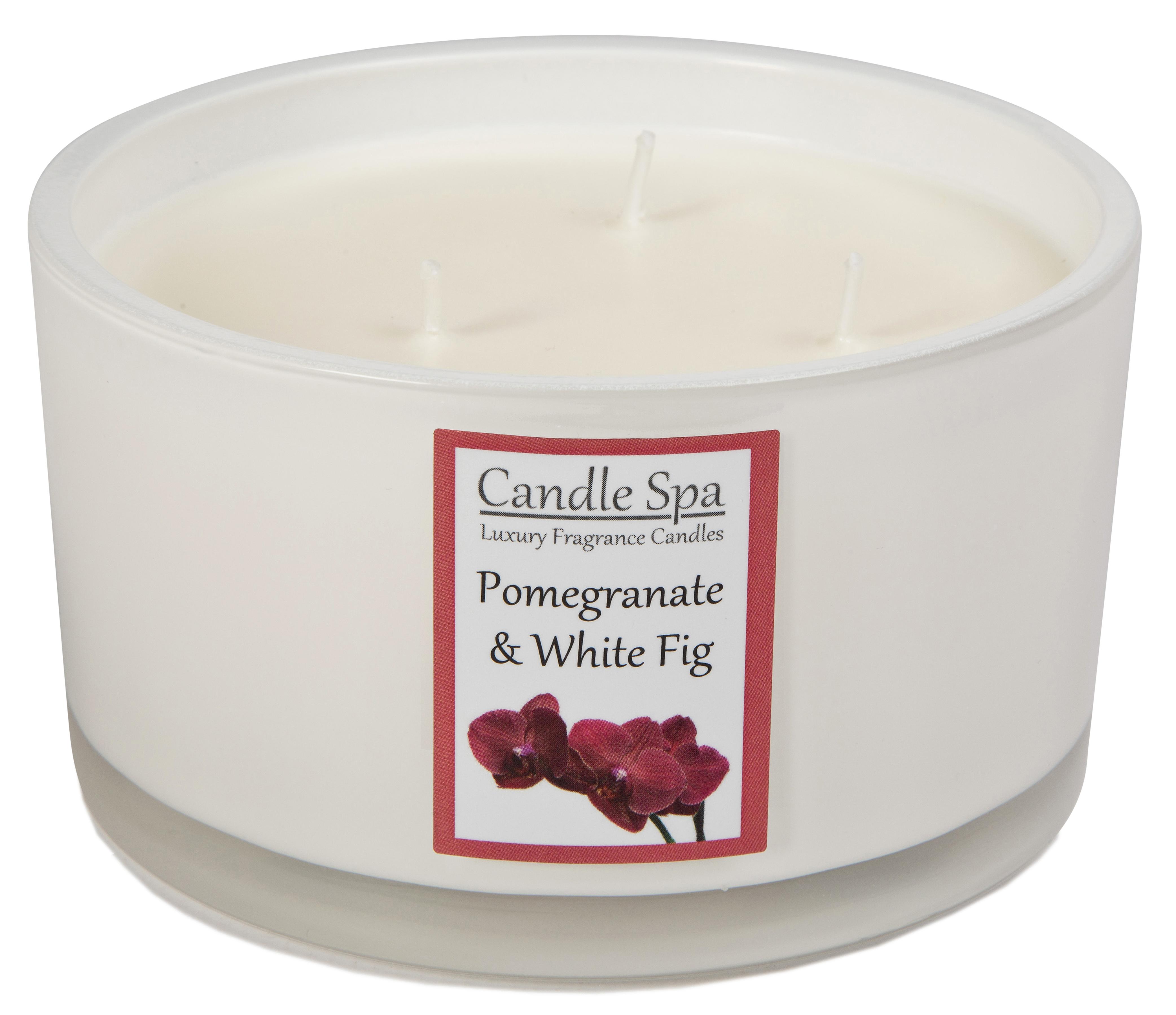 Candle Spa Luxury 3-Wick Candle - Pomegranate & White Fig