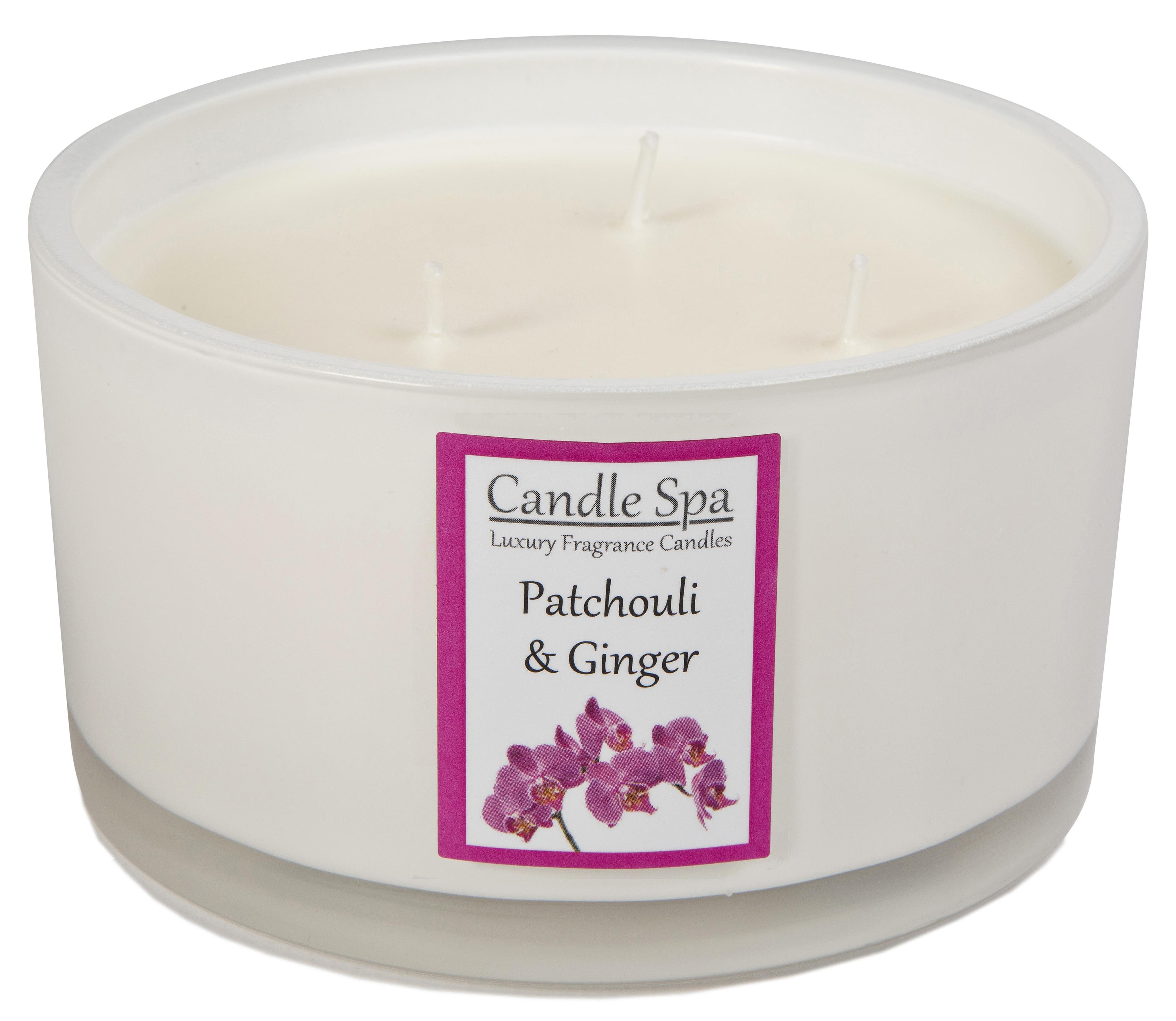 Candle Spa Luxury 3-Wick Candle - Patchouli & Ginger