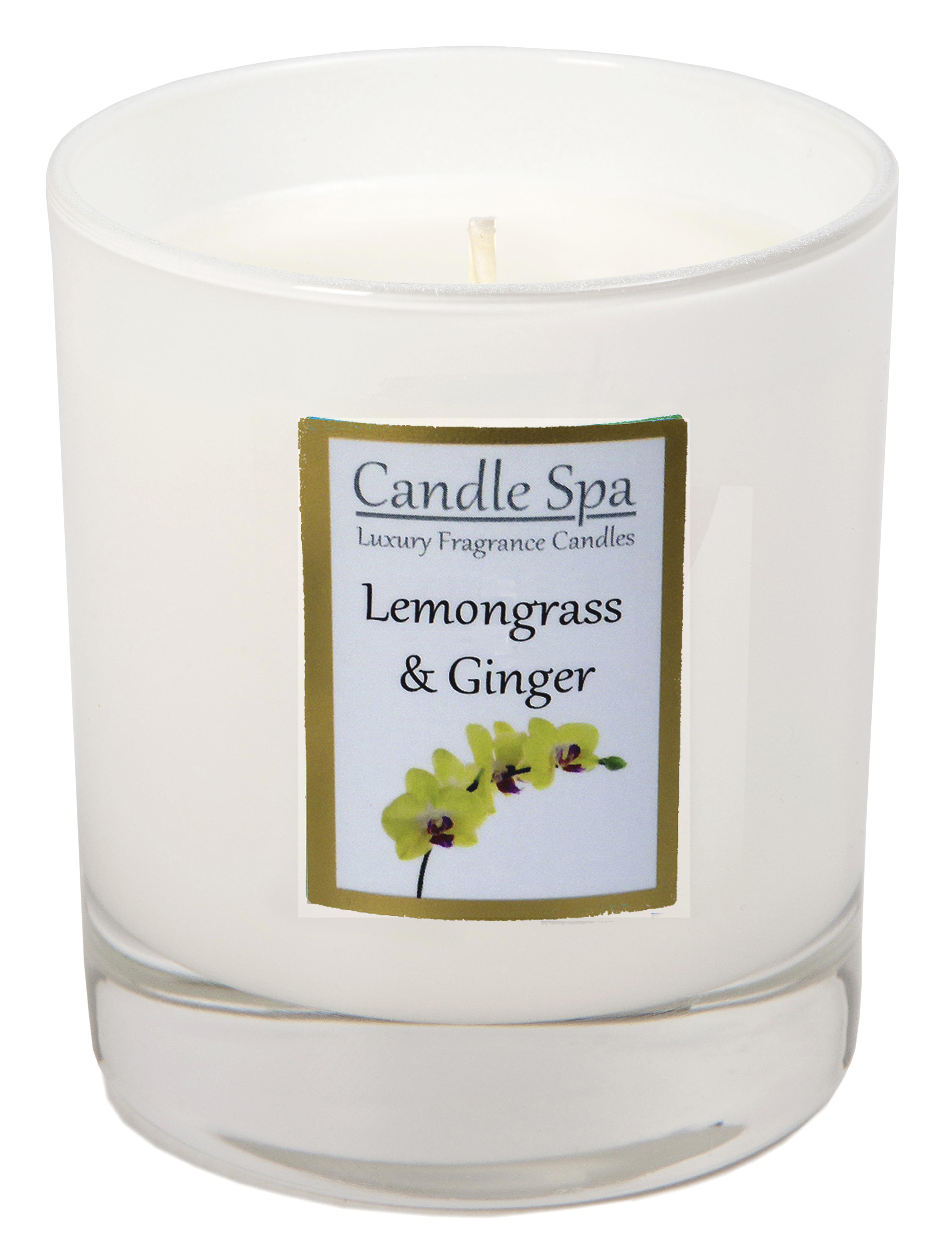 Candle Spa Luxury Candle in 30cl Tumbler - Lemongrass & Ginger