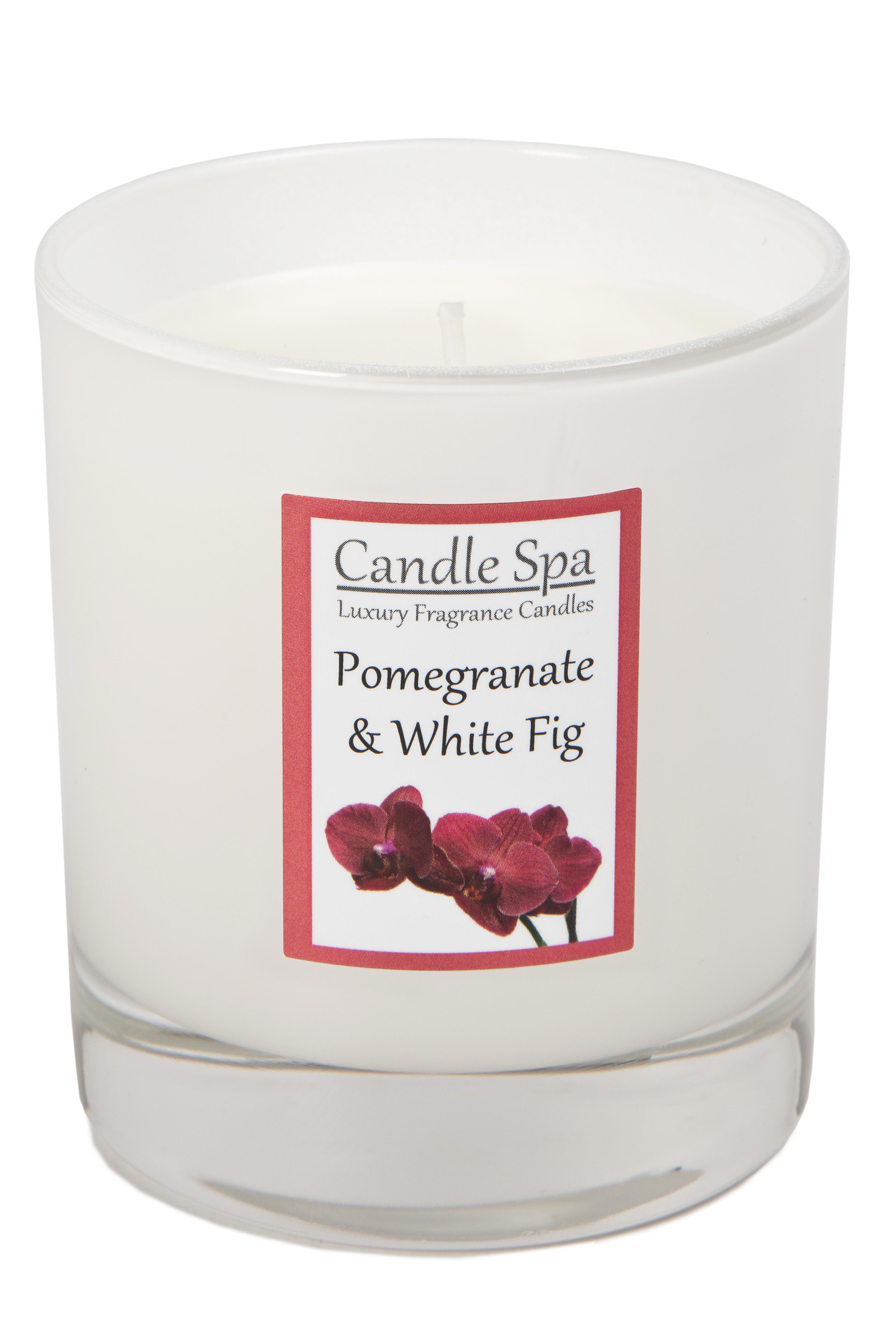 Candle Spa Luxury Candle in 30cl Tumbler - Pomegranate & White Fig
