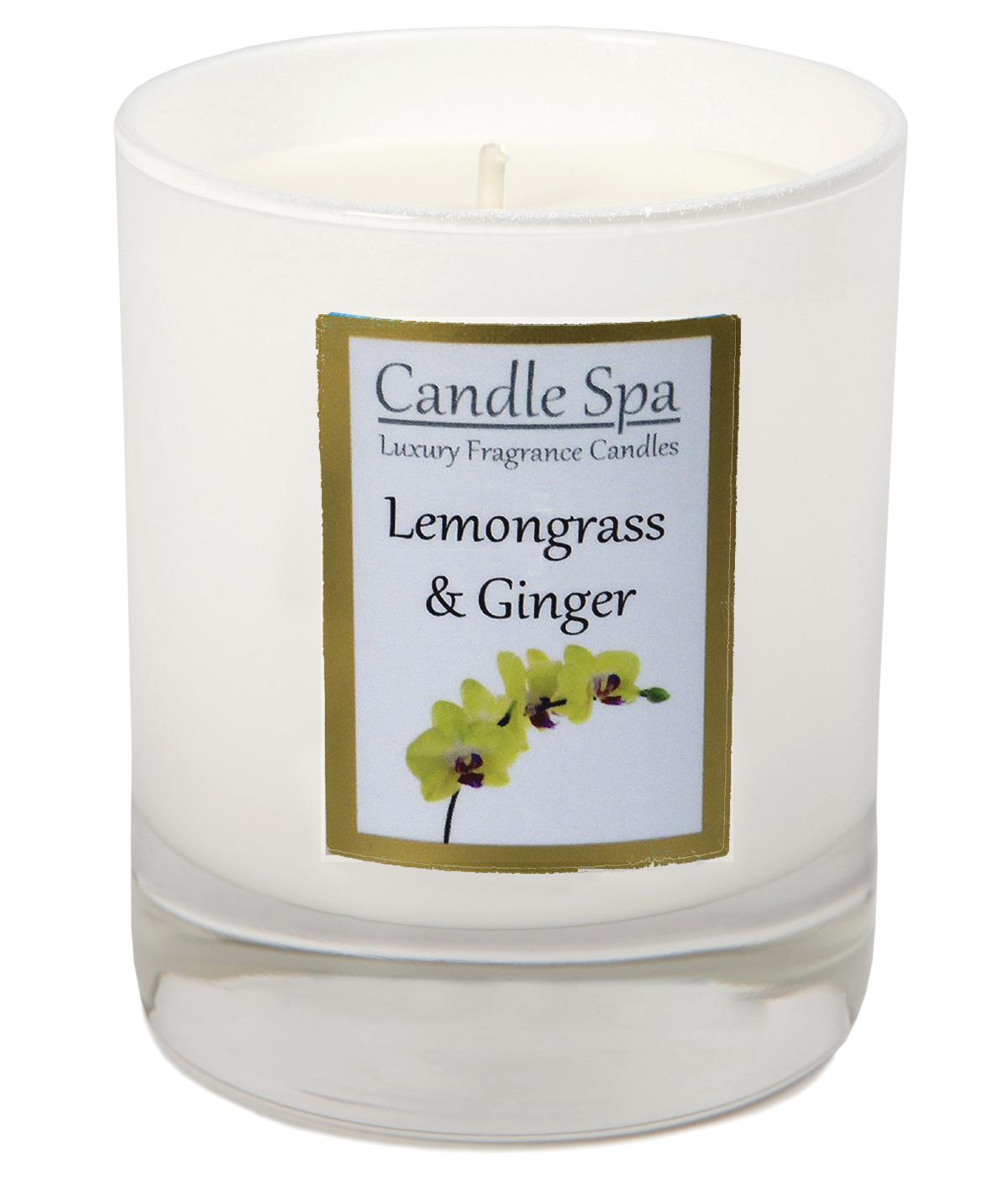 Candle Spa Luxury Candle in 20cl Tumbler - Lemongrass & Ginger