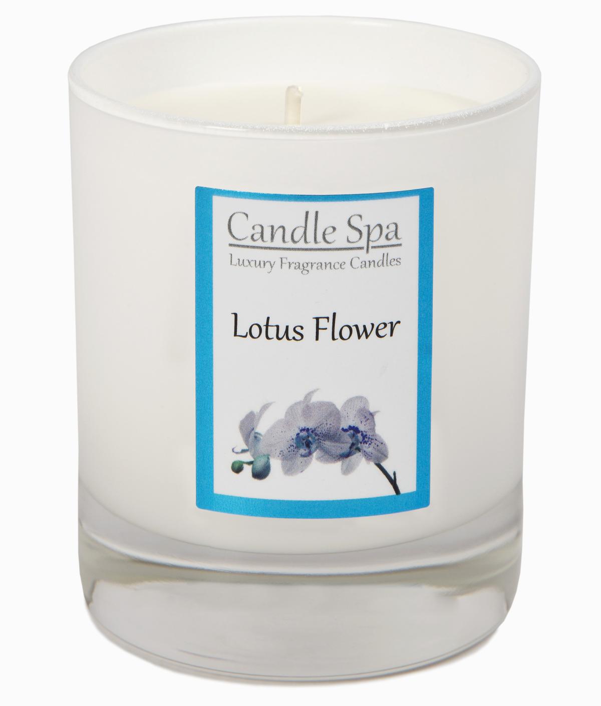 Candle Spa Luxury Candle in 20cl Tumbler - Lotus Flower