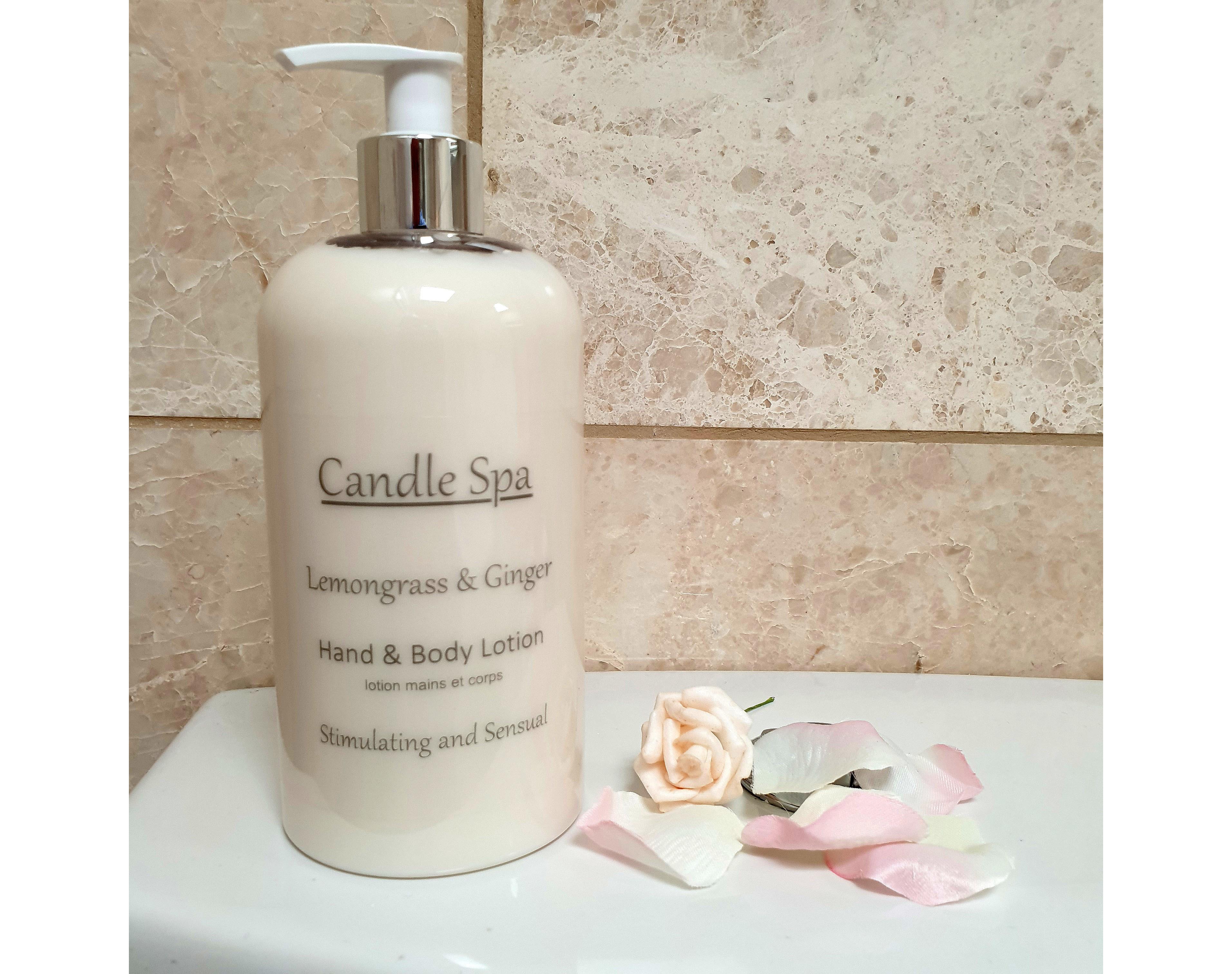 Candle Spa Hand & Body Lotion 500ml - Lemongrass & Ginger