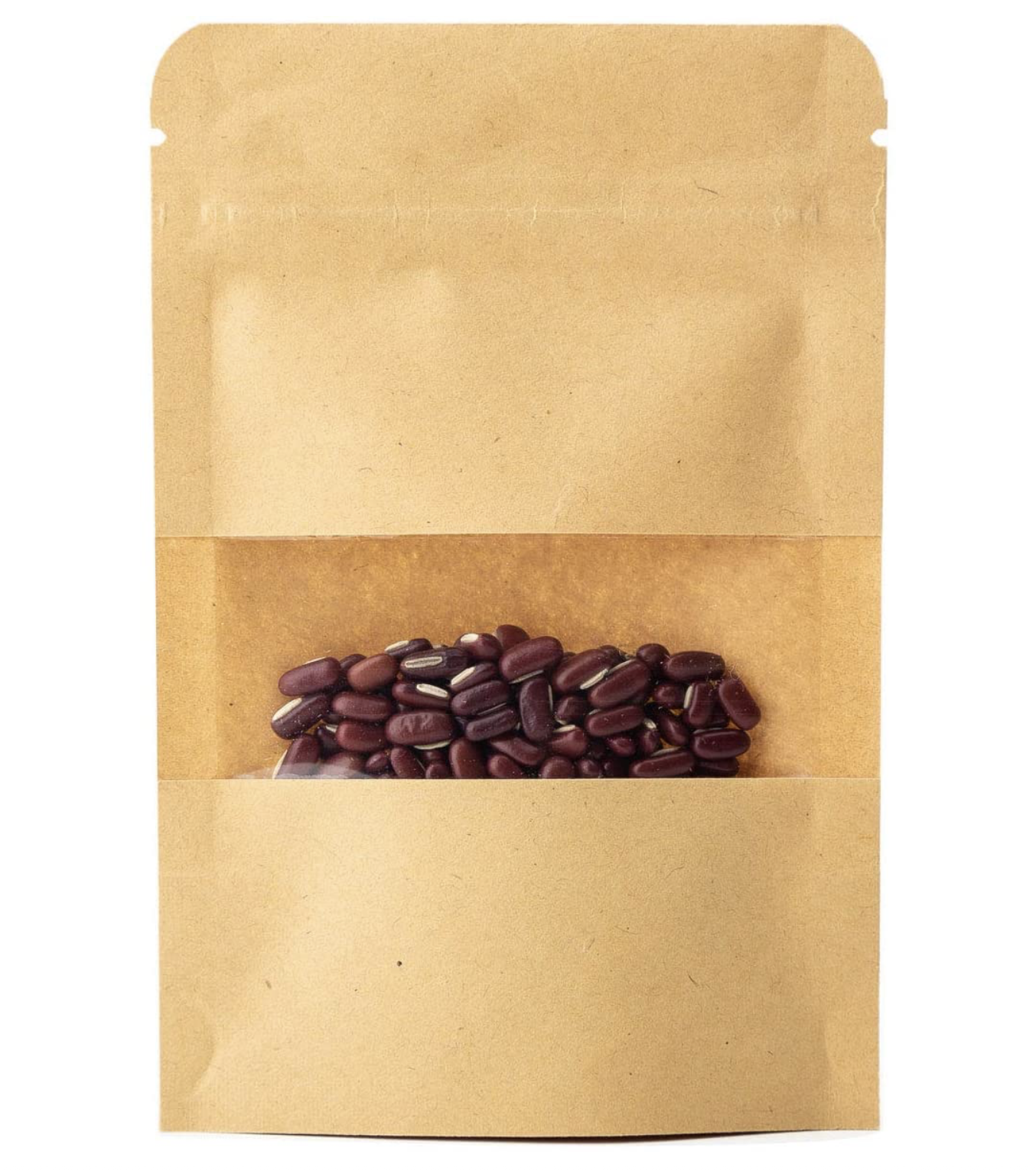Kraft Paper Ziplock Heat Seal Storage Bag