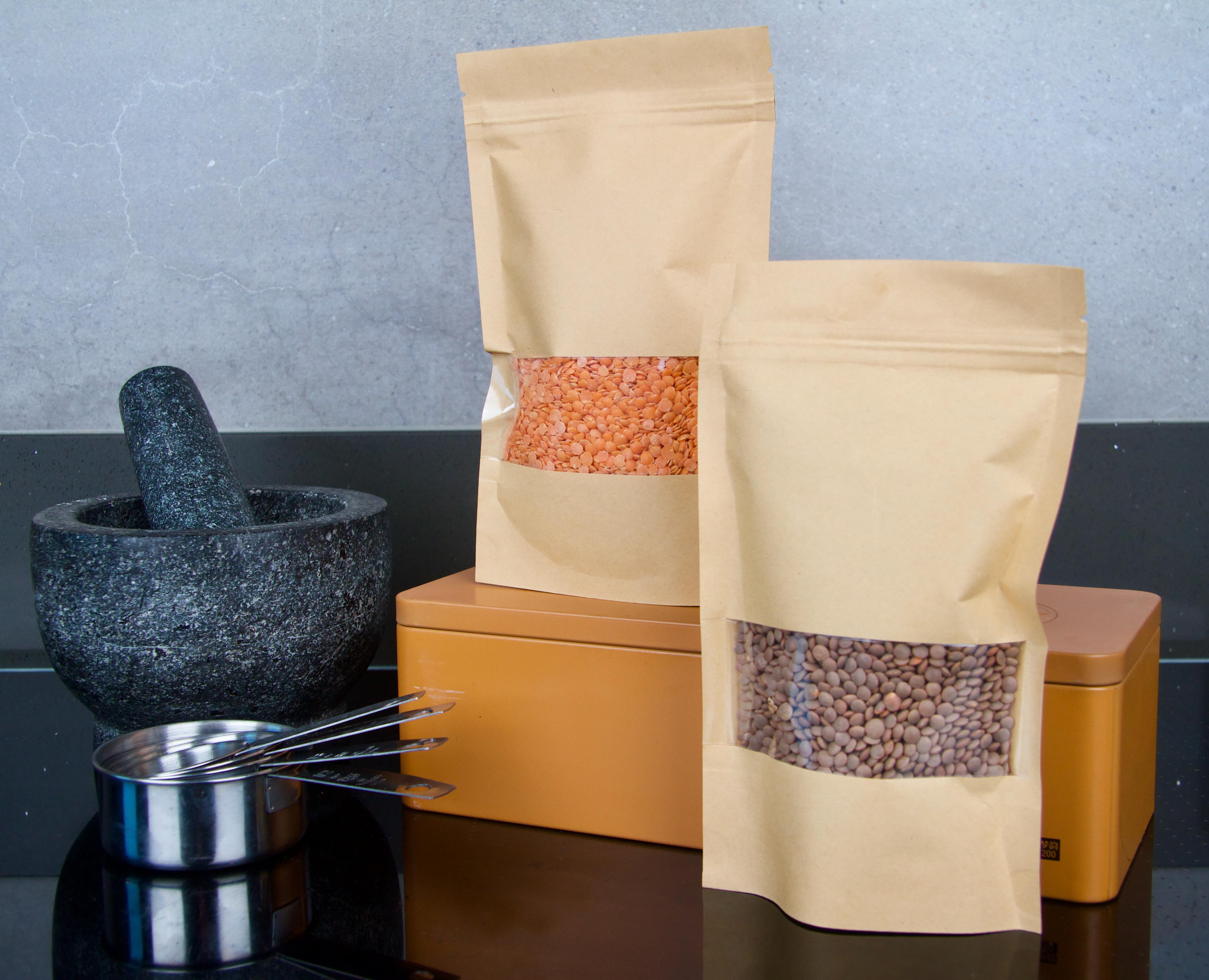 Kraft vacuum storage bags