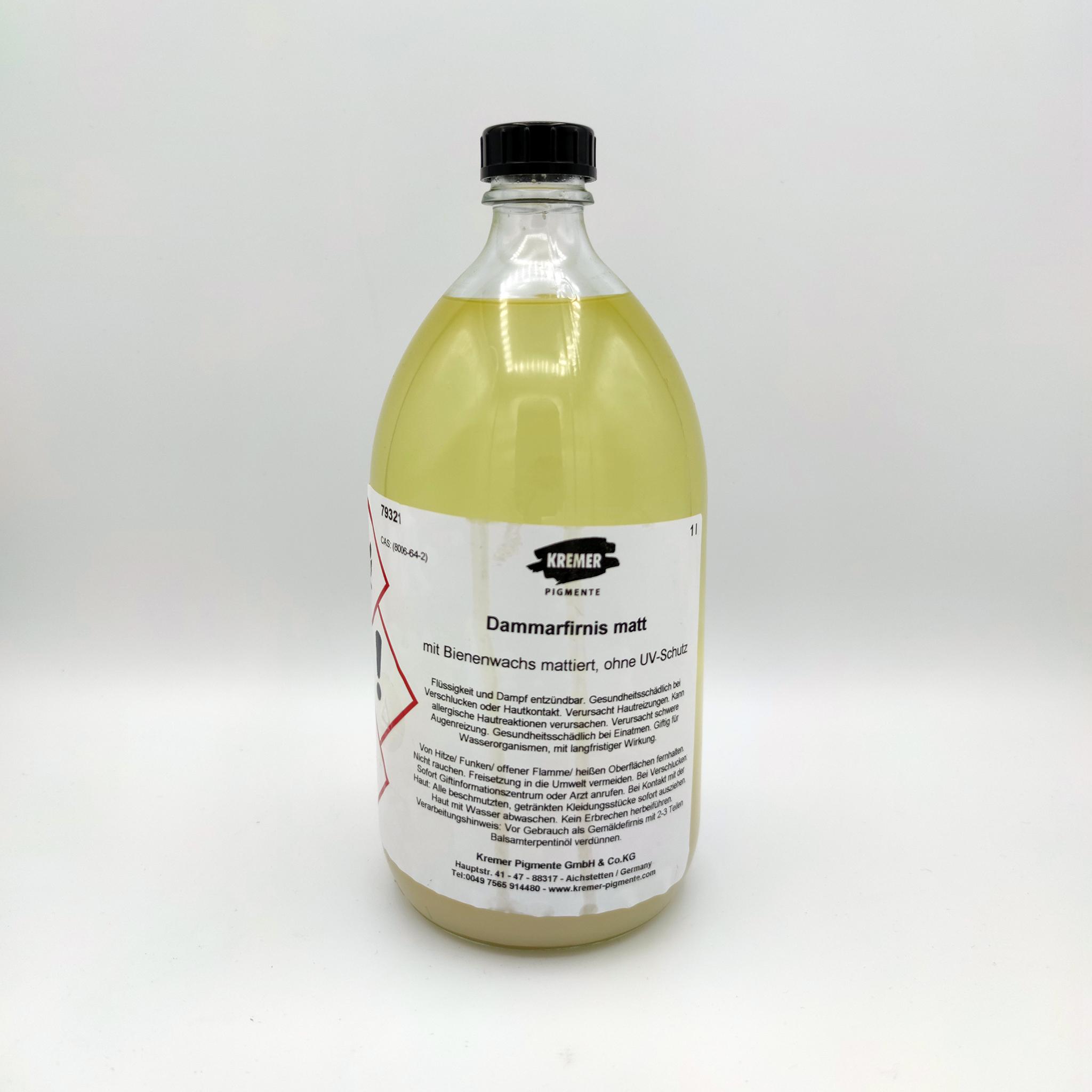 Dammar Varnish, Matte