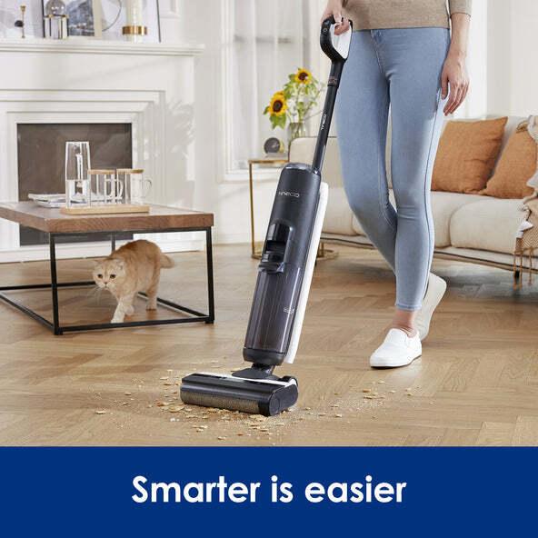  Tineco Floor ONE S5 Smart Cordless Wet Dry Vacuum Cleaner and  Mop for Hard Floors, Digital Display, Long Run Time, Great for Sticky  Messes and Pet Hair, Space-Saving Design, Blue 