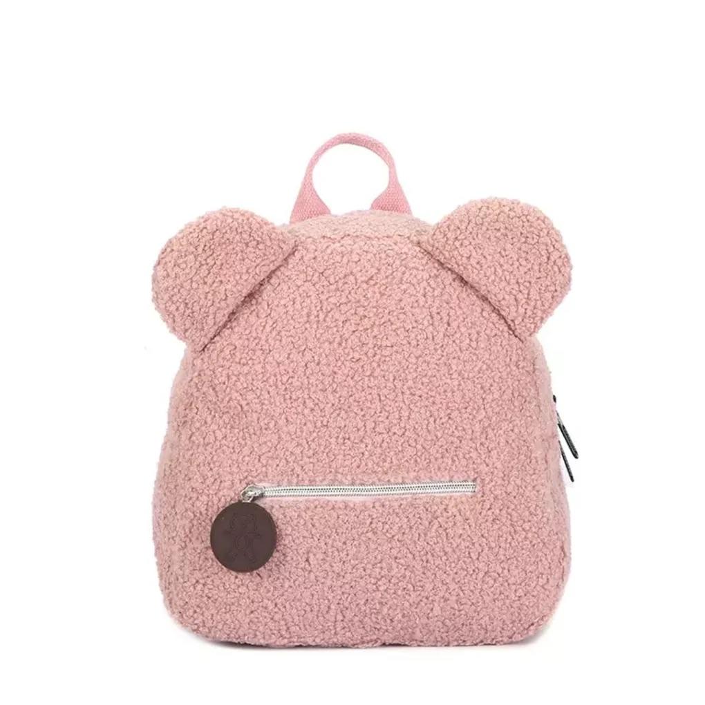 Fluffy Teddy Bear Ear Backpack, Rucksack, Bag