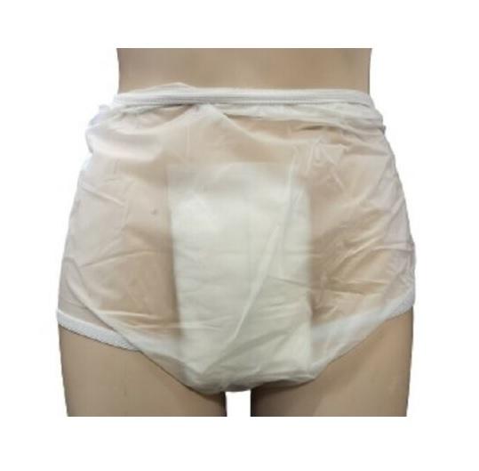 3-Pack Women's Super Absorbency Incontinence Panties White Medium (Fits Hip  38-40) 