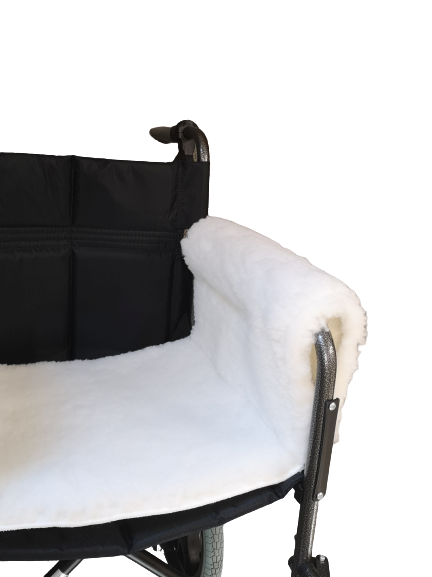 Hospital Fleece Wool Wheelchair Seat Pad: 18 x 20