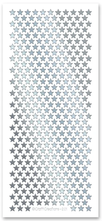 Dovecraft Adesivo Cristallo Numero 5 - Argento Su Plastica - 1 Foglio Per Scrapbooking E Decorazione