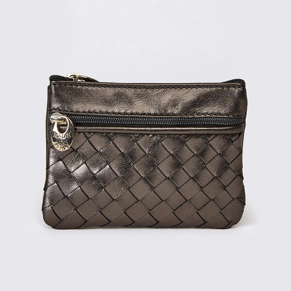 Front metallic purse
