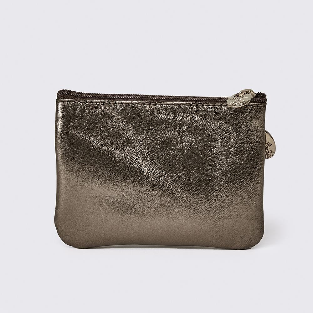 Back metallic purse